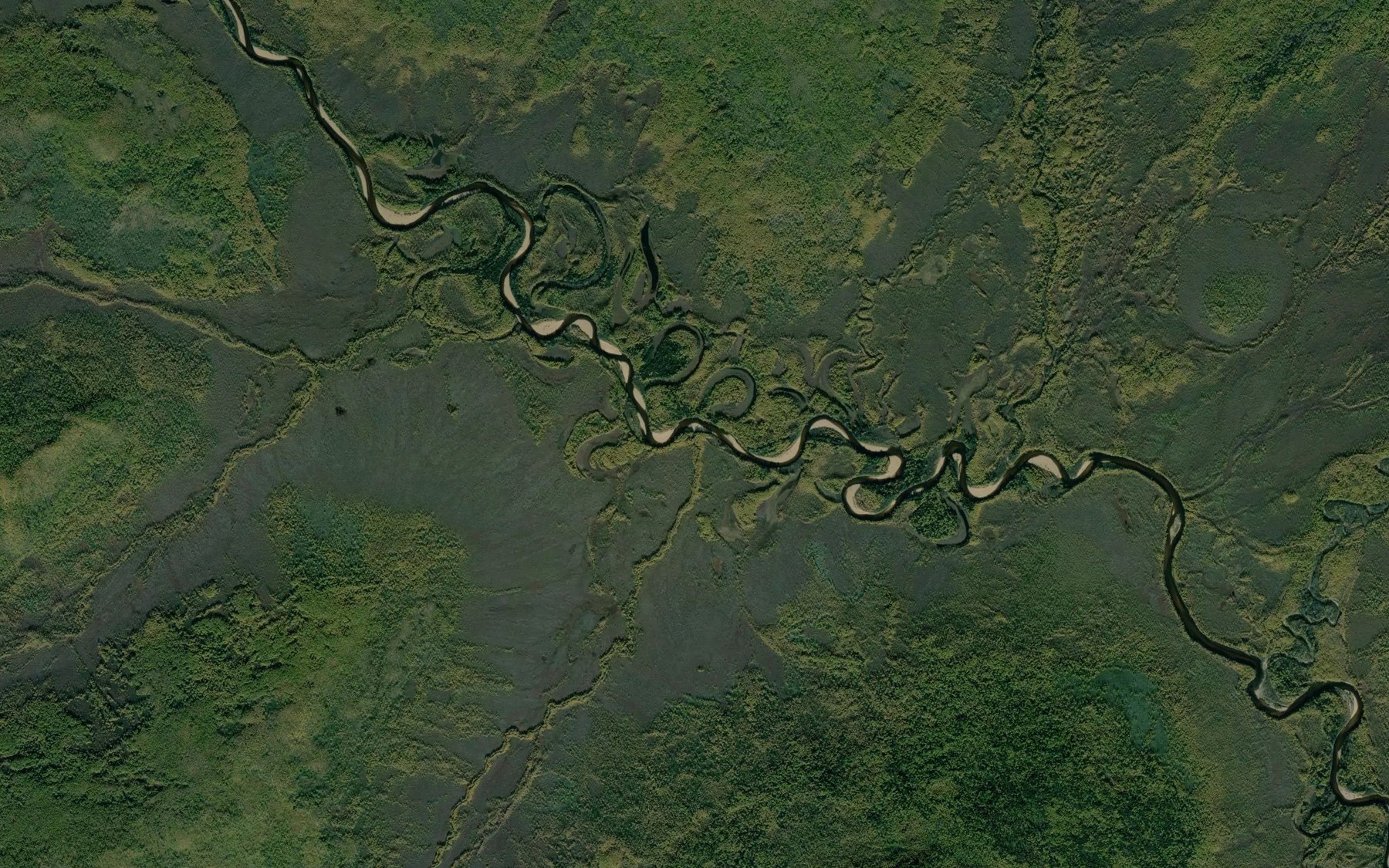 Satellite map of the Verkhniy Birakachan