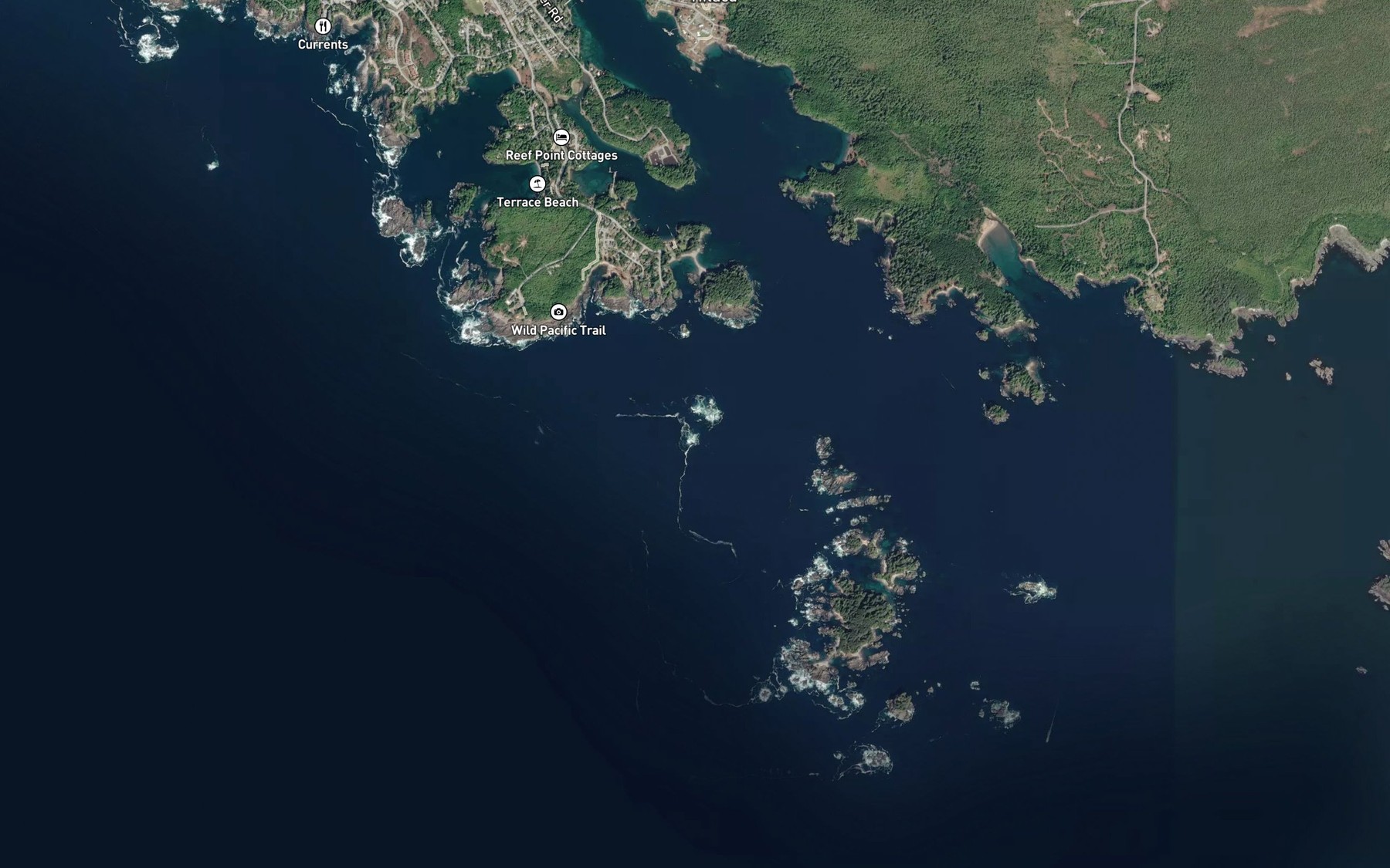 Satellite map of the Jenny Reef