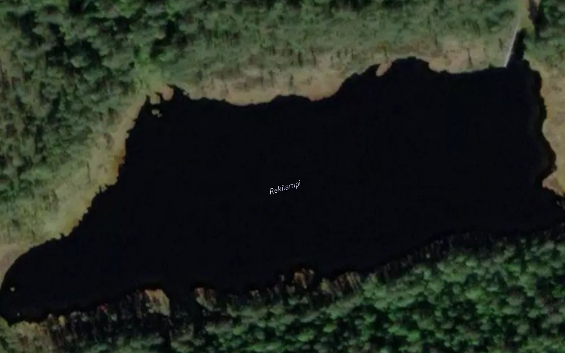 Satellite map of the Rekilampi