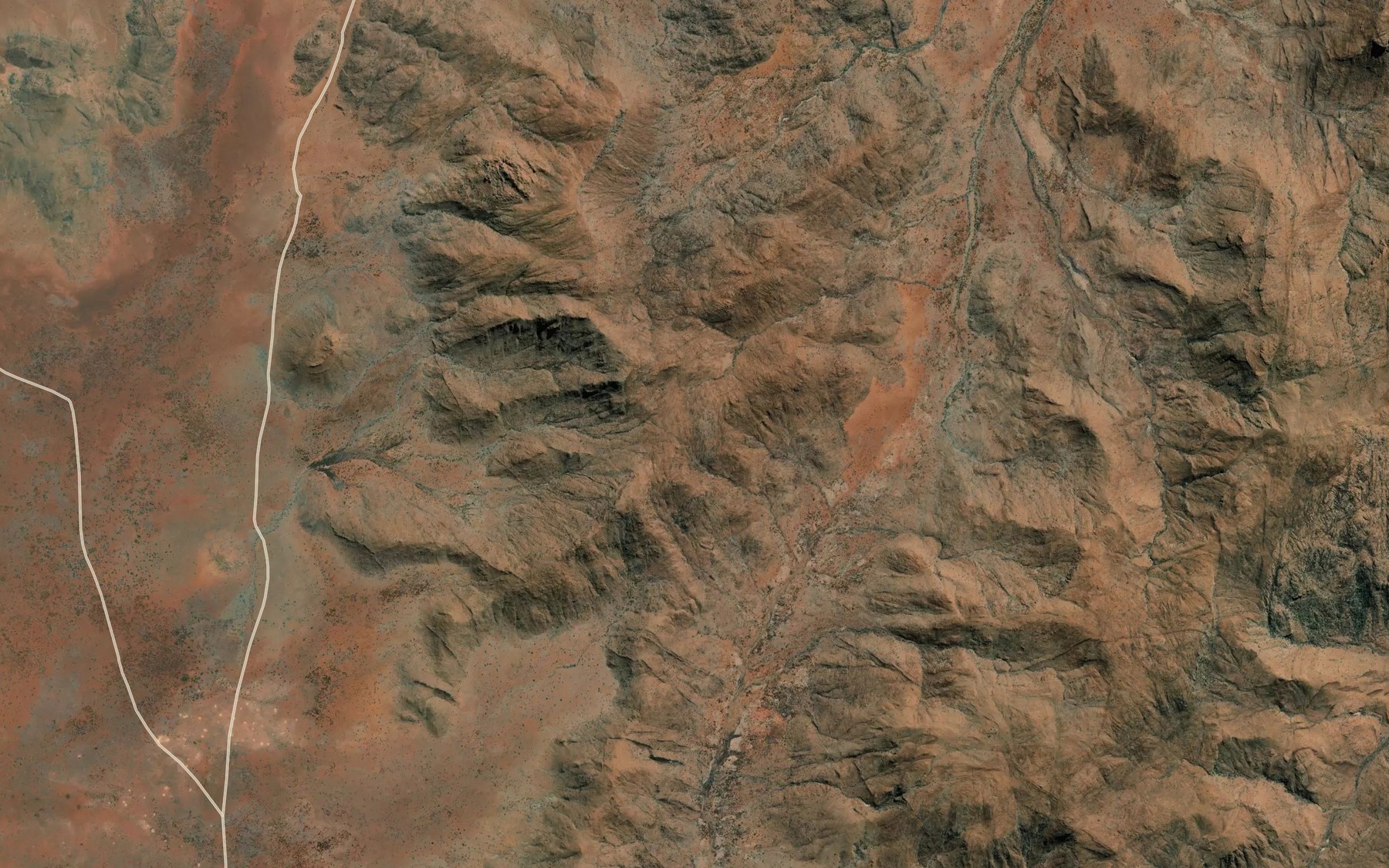 Satellite map of the Eenuinna Spring