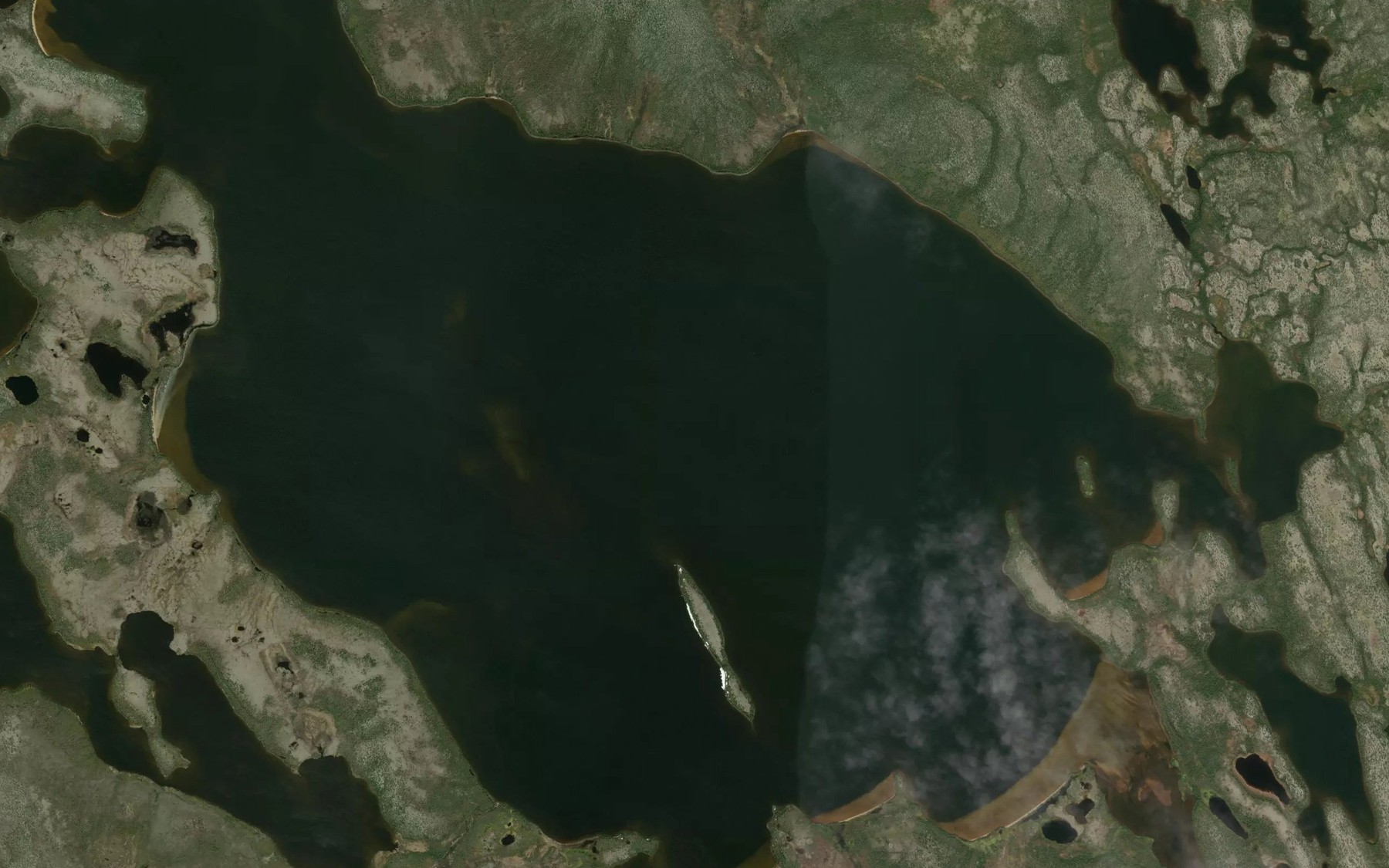 Satellite map of the Oolduywas Lake