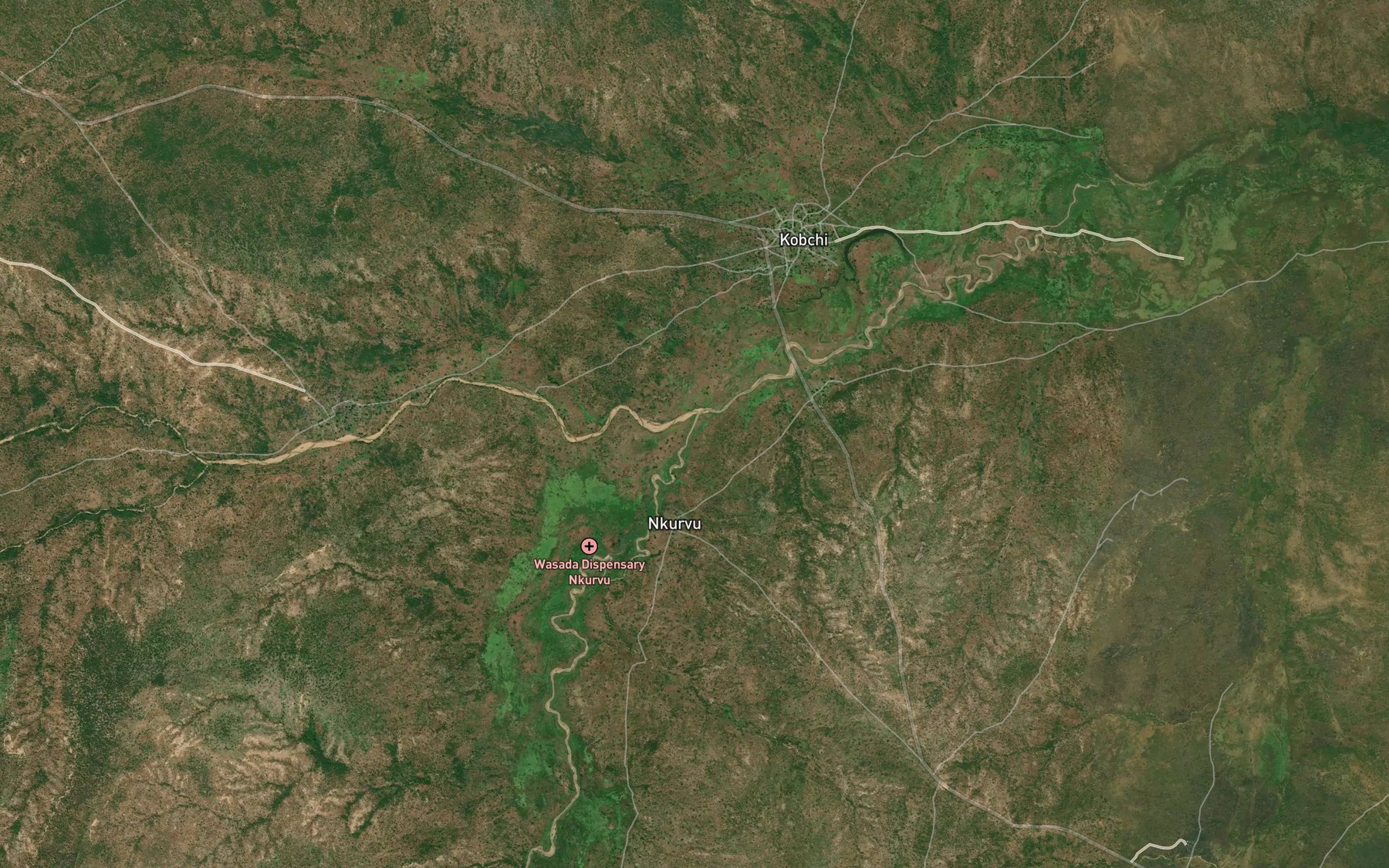 Satellite map of the Rafin Guldang