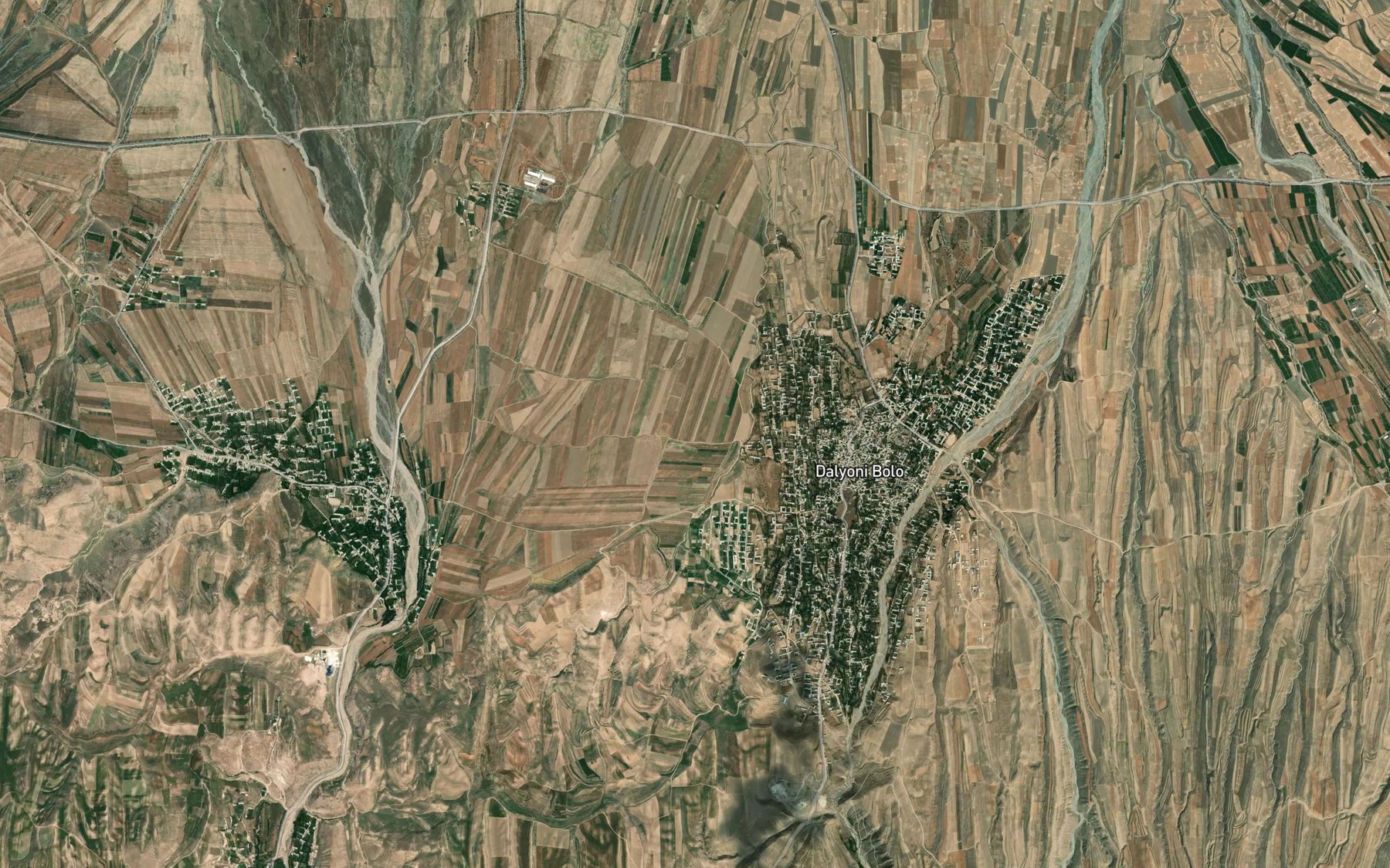Satellite map of the Sarym-Sokly