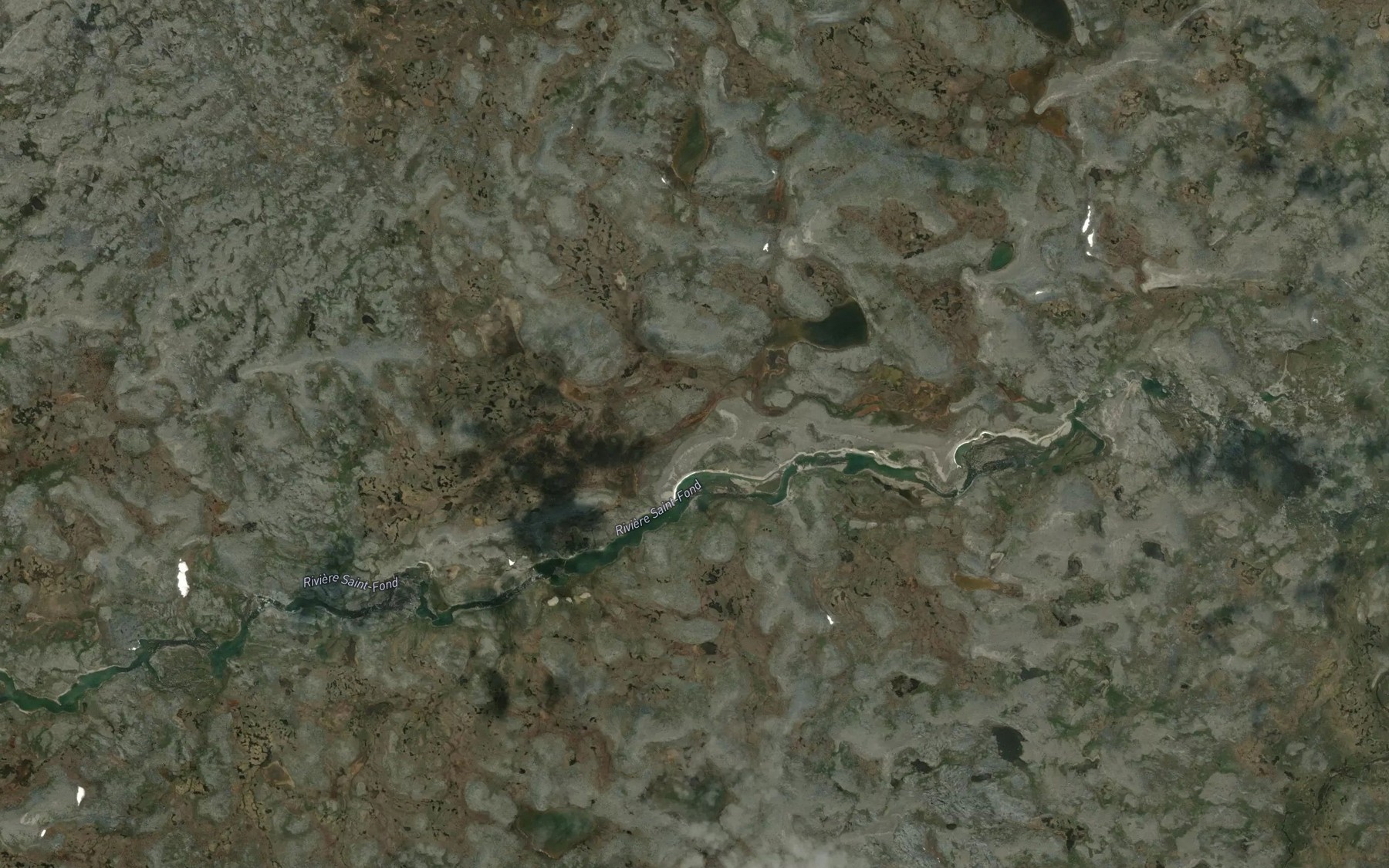 Satellite map of the Qamanaarjuq
