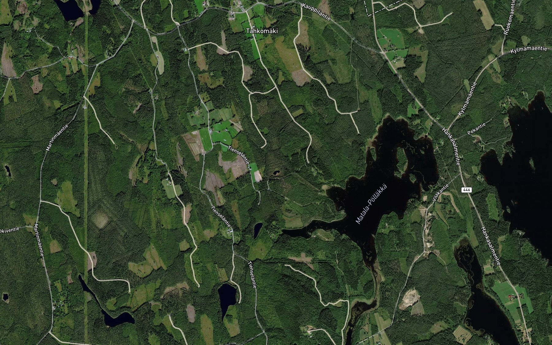 Satellite map of the Heinlampi