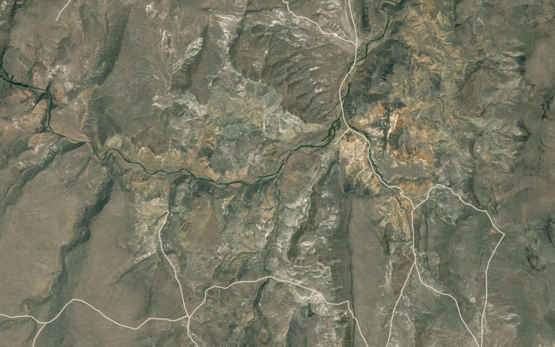 Satellite map of the Juniper Creek