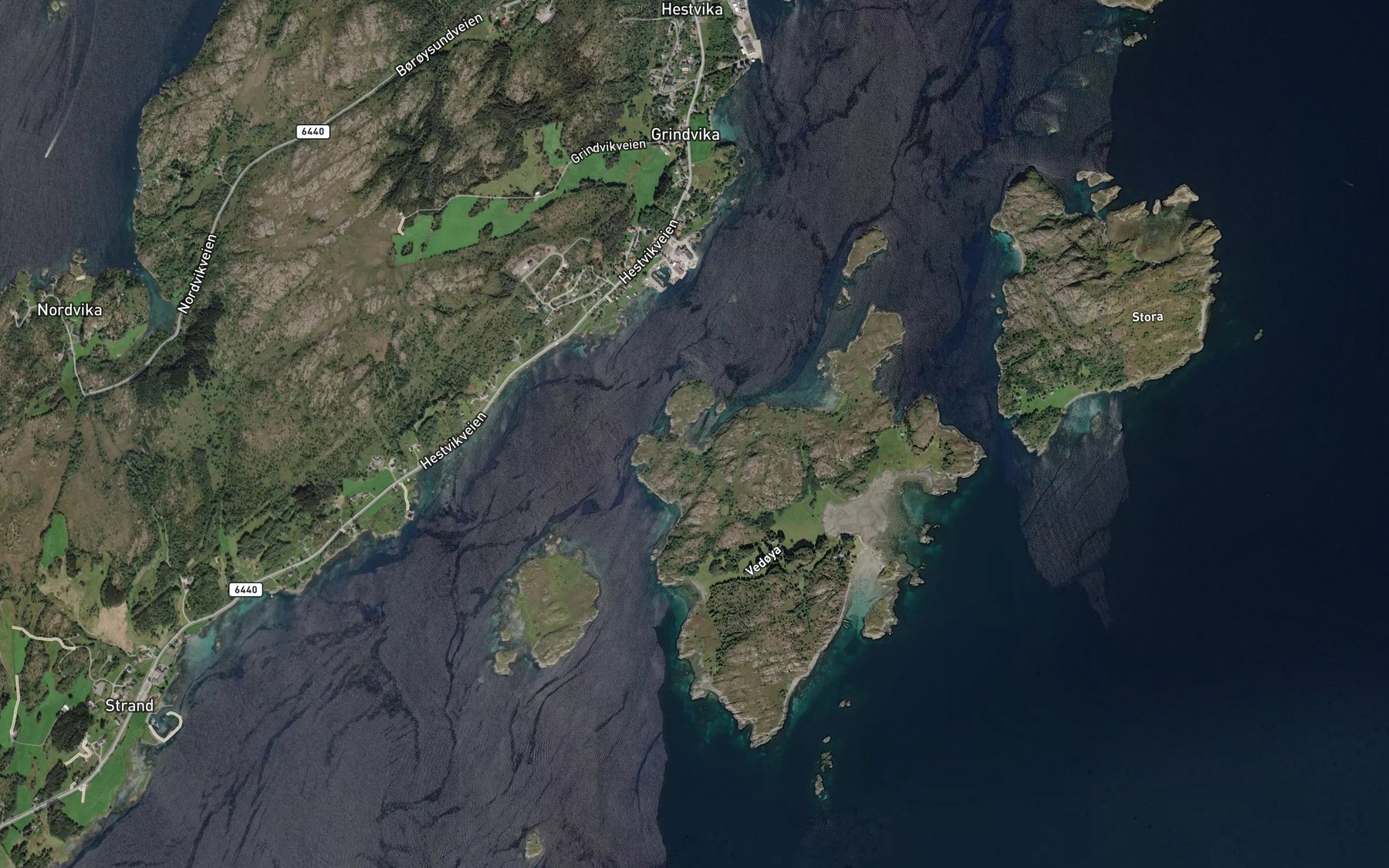 Satellite map of the Hamna