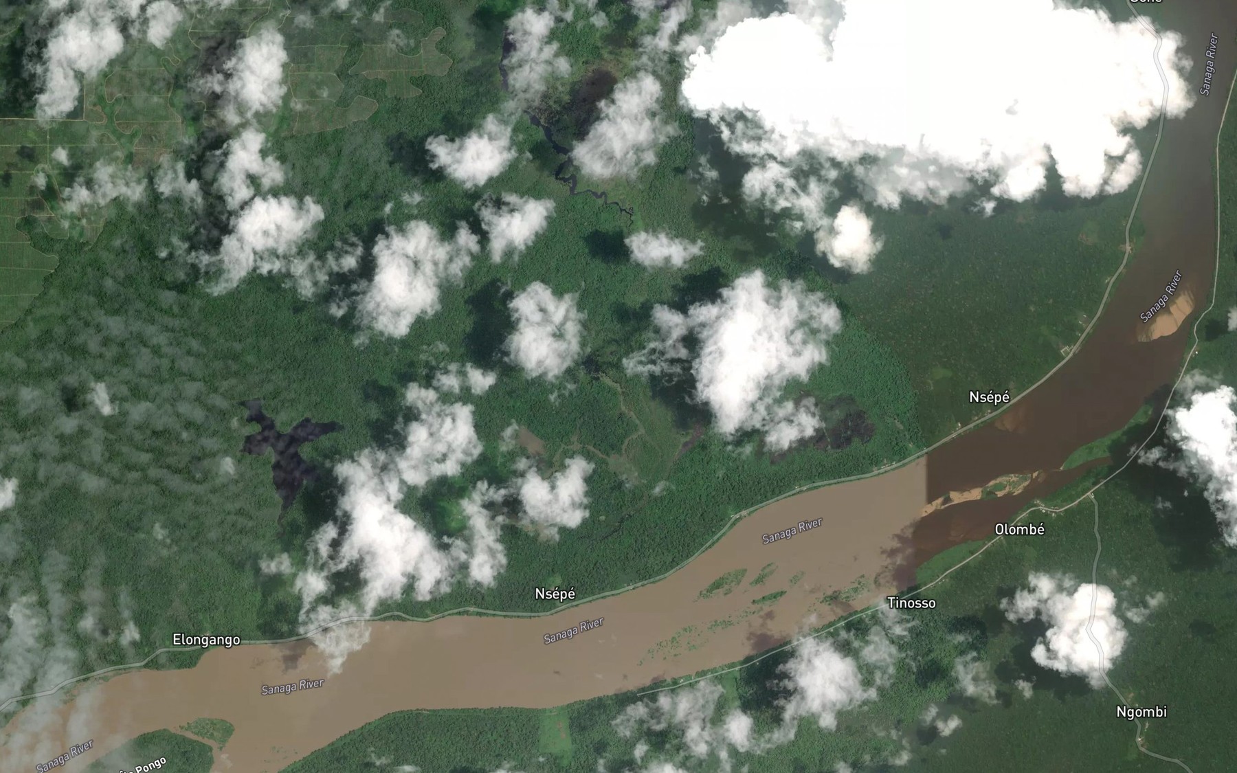 Satellite map of the Mboli