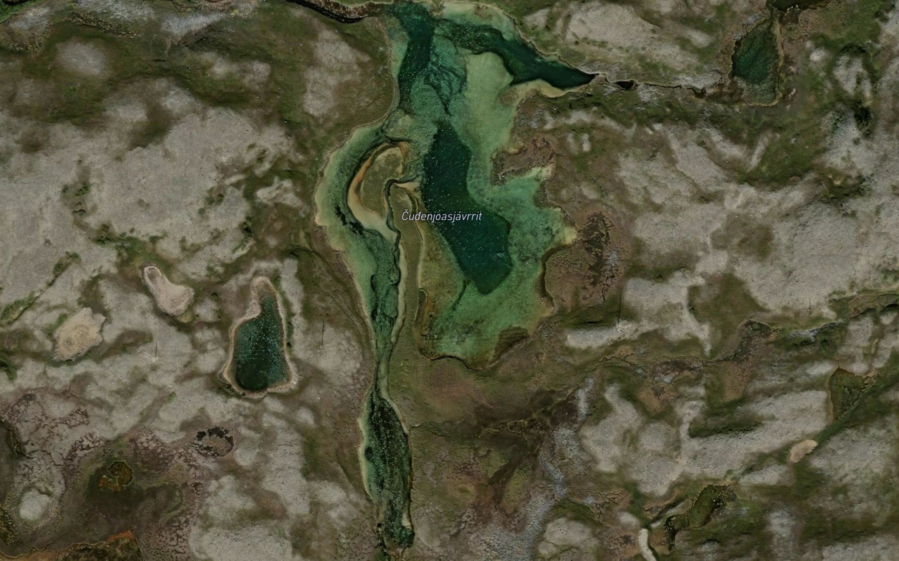 Satellite map of the Cugenjoasjavrit