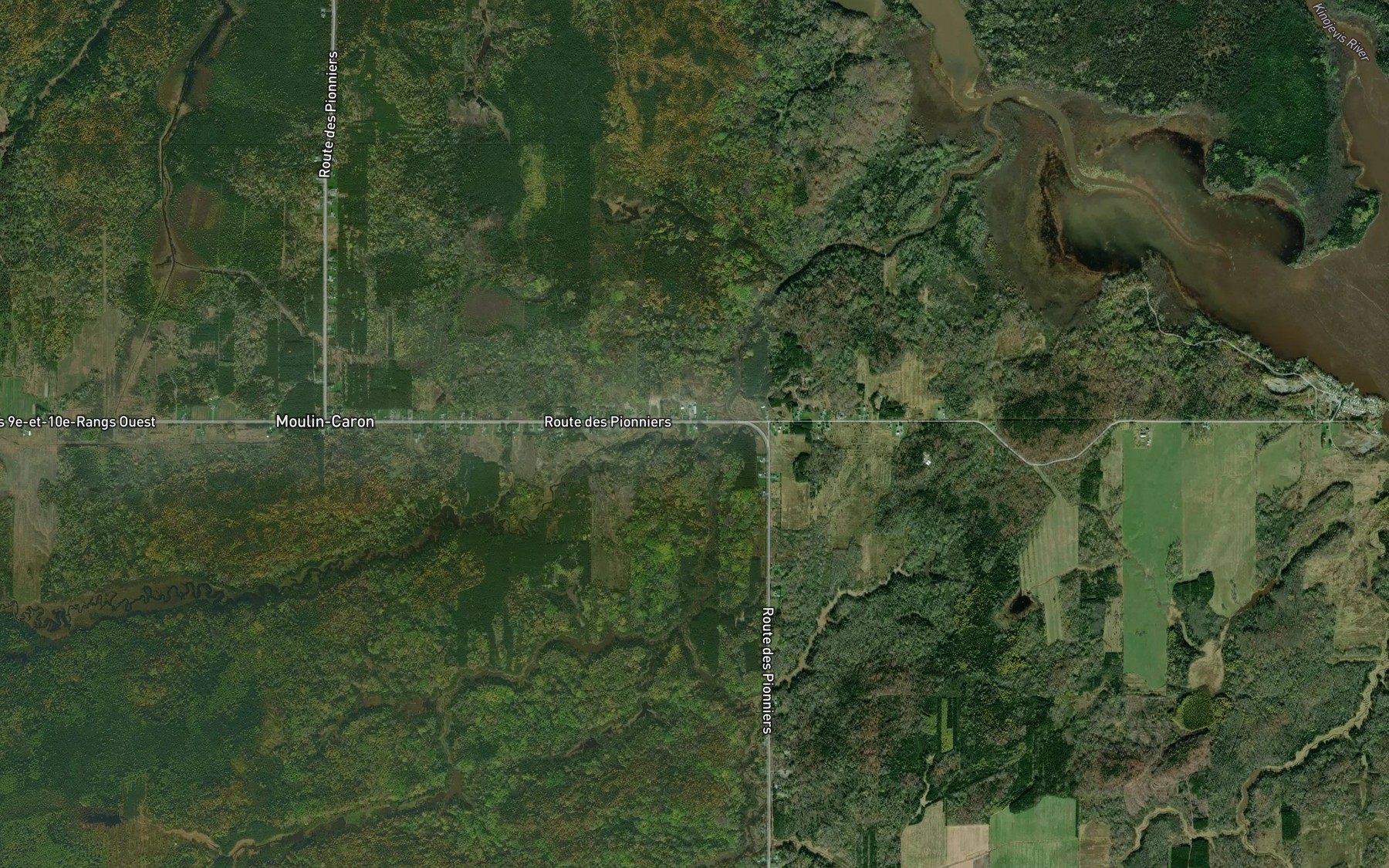 Satellite map of the Cours d'eau Boulet