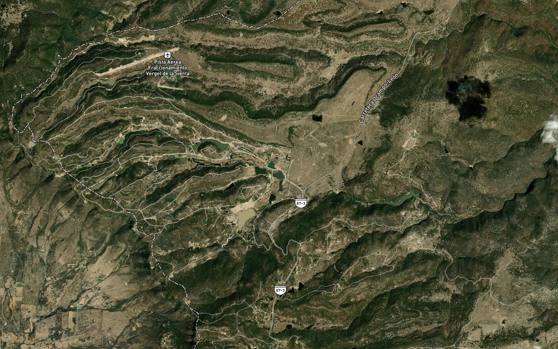 Satellite map of the San Gonzalo