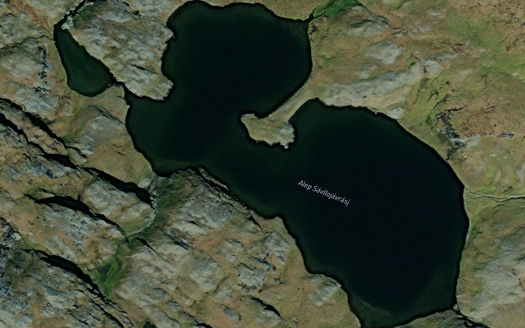Satellite map of the Savlojavras,alip