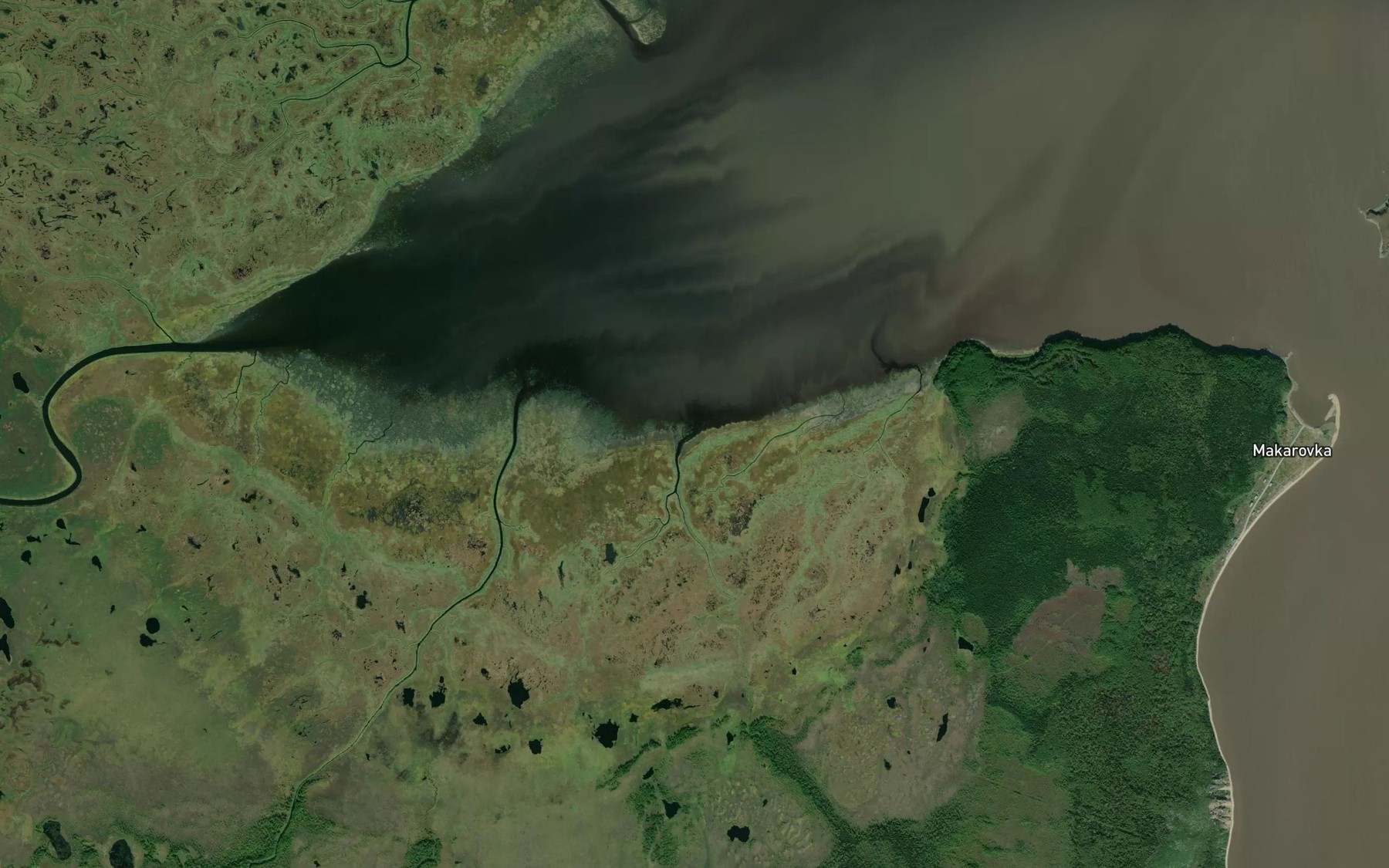 Satellite map of the Lugovoy