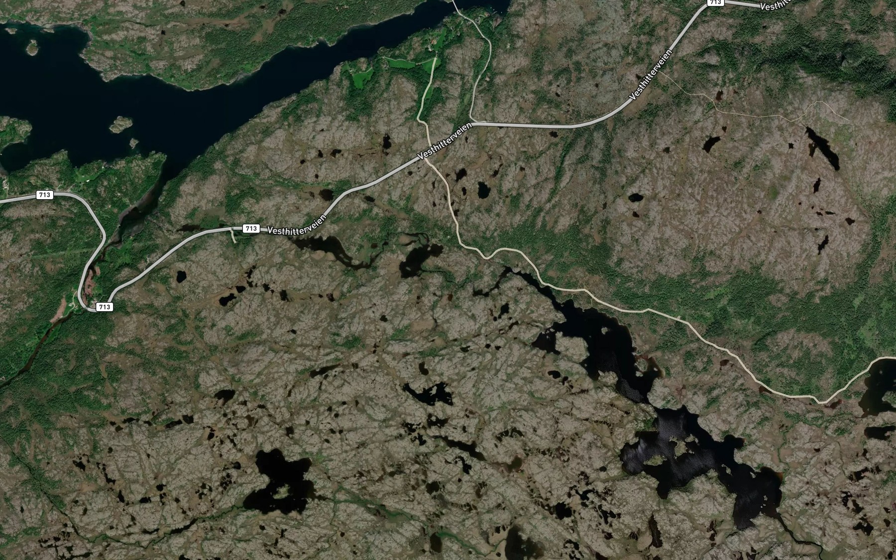 Satellite map of the Havikelva