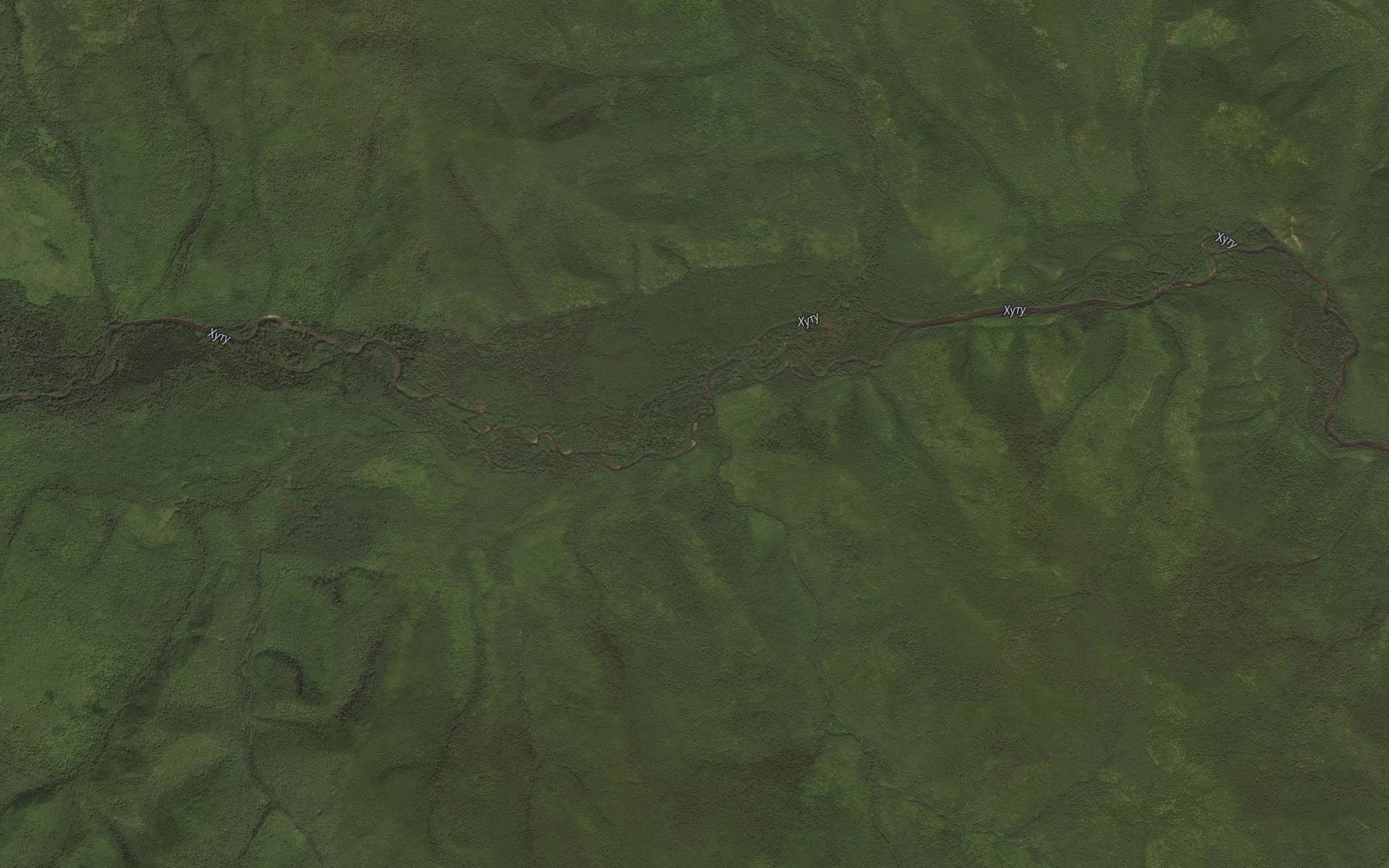 Satellite map of the Ute