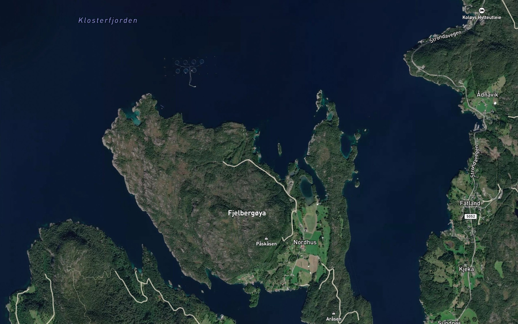 Satellite map of the Skiftesvik