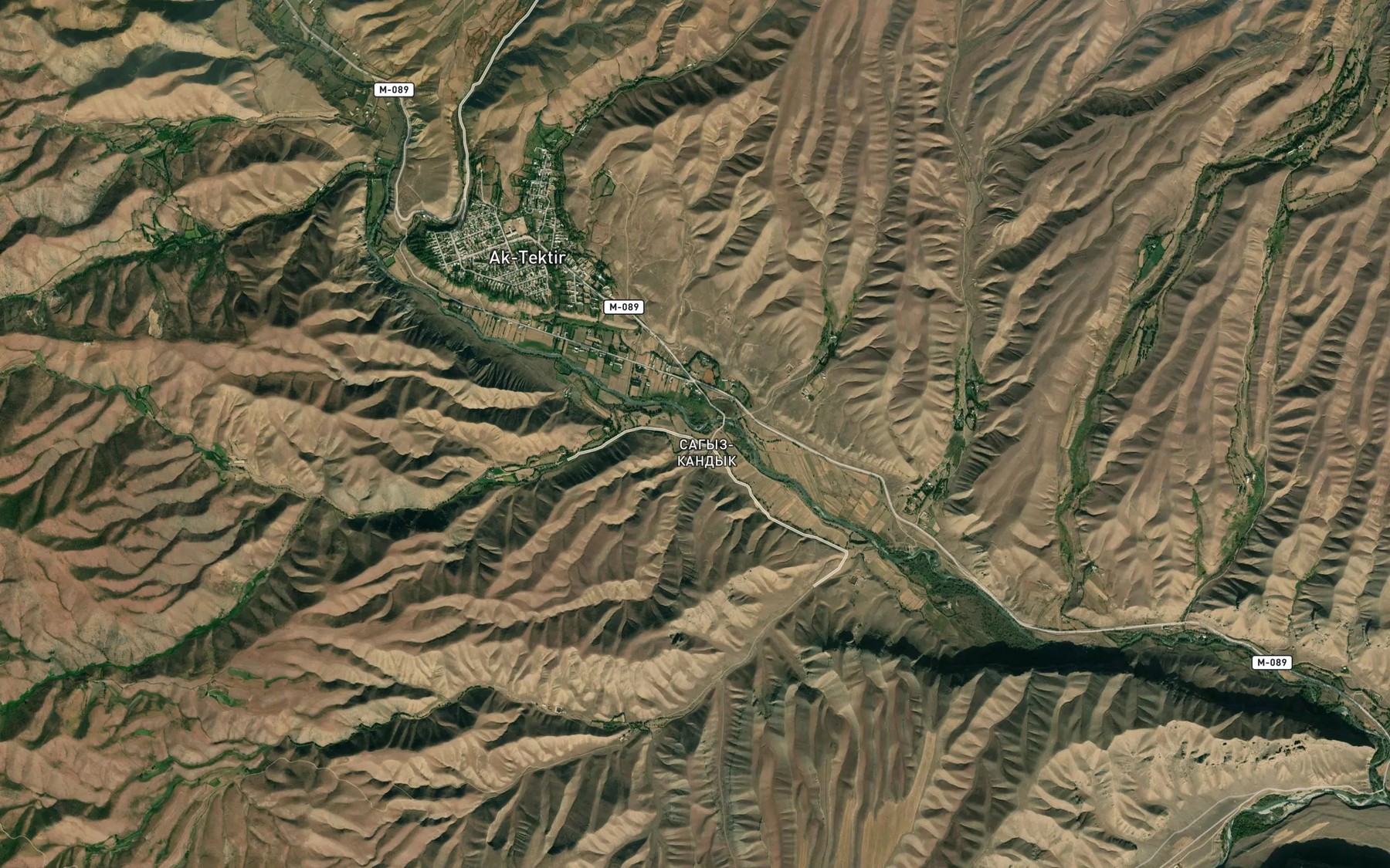 Satellite map of the Sarybulak