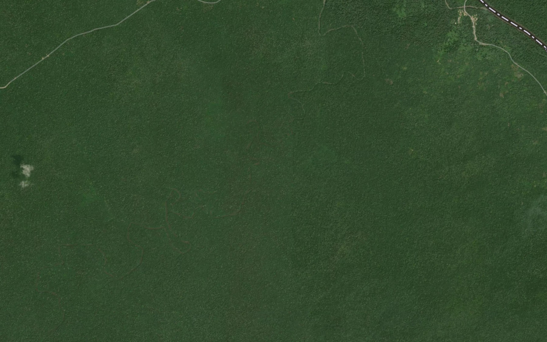 Satellite map of the Moupoutou