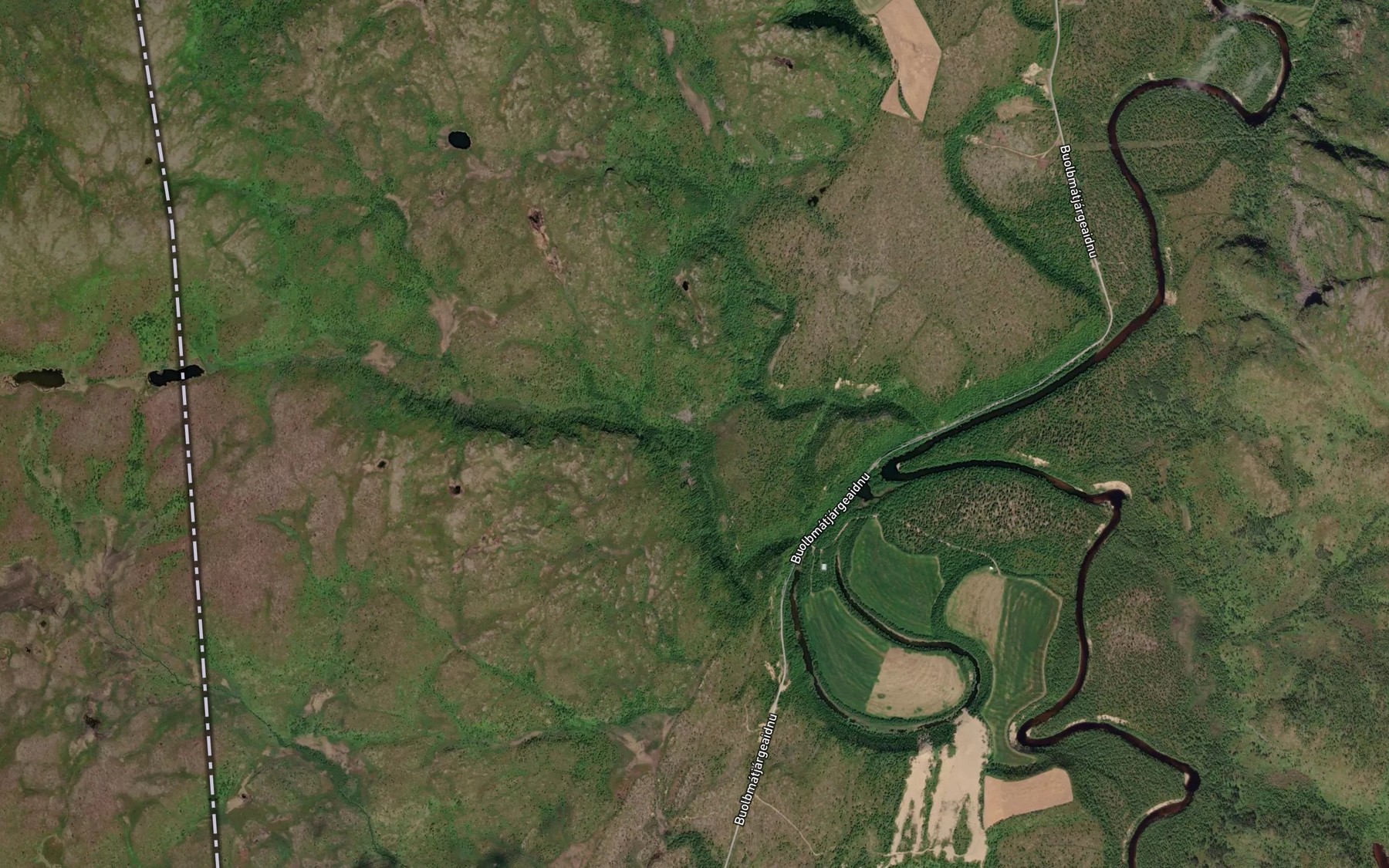 Satellite map of the Heppusharjejakka