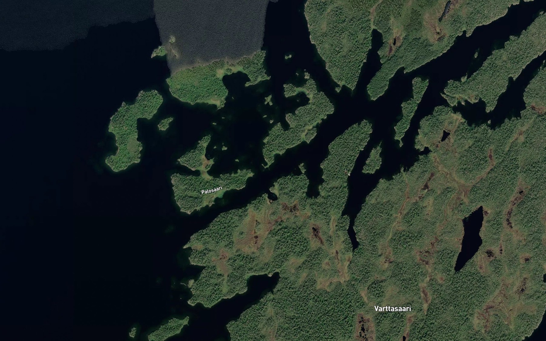 Satellite map of the Liisan Jounin Nuora