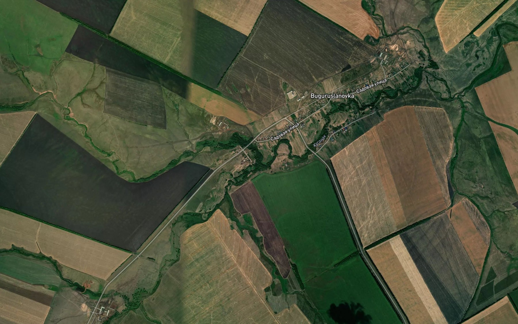 Satellite map of the Zerikla