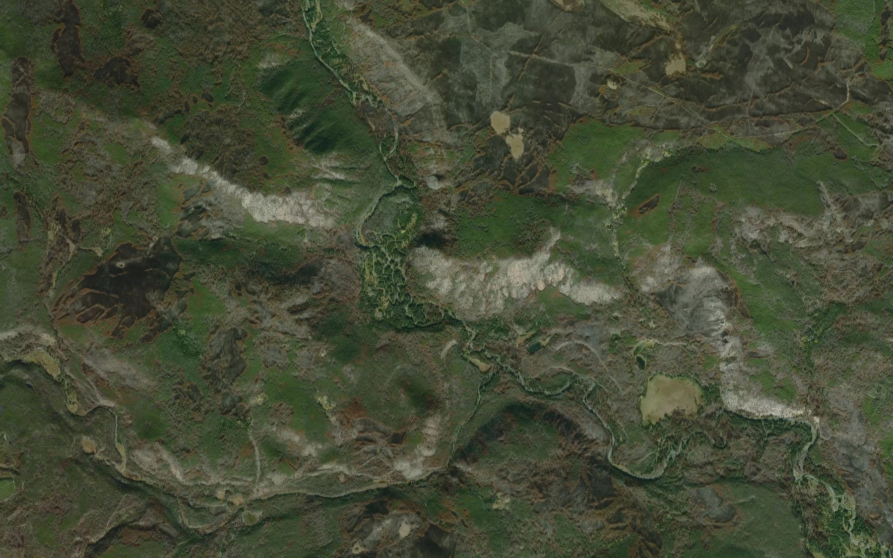 Satellite map of the Punkutlaenkut Creek