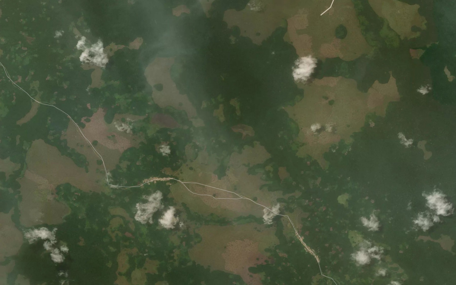 Satellite map of the Ngoubegui