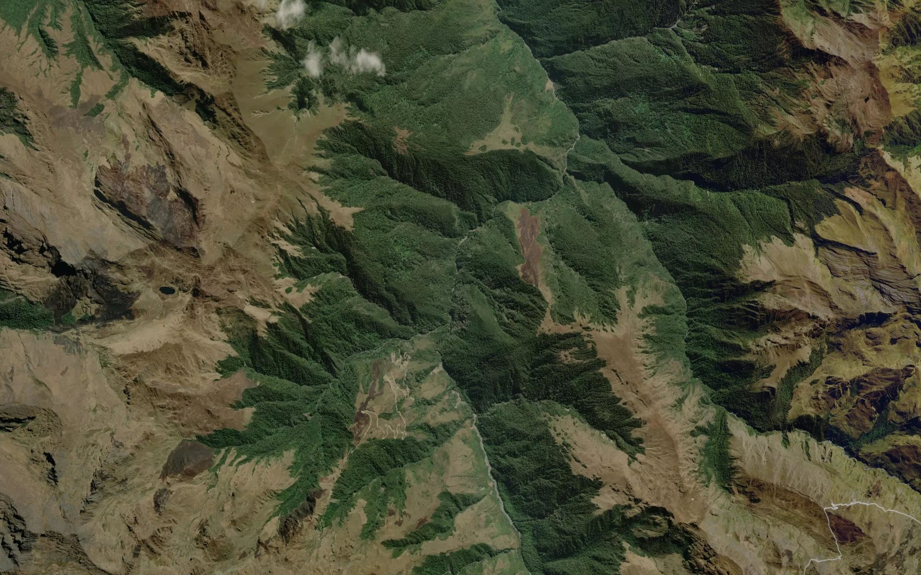 Satellite map of the Rio Huaquirmayo
