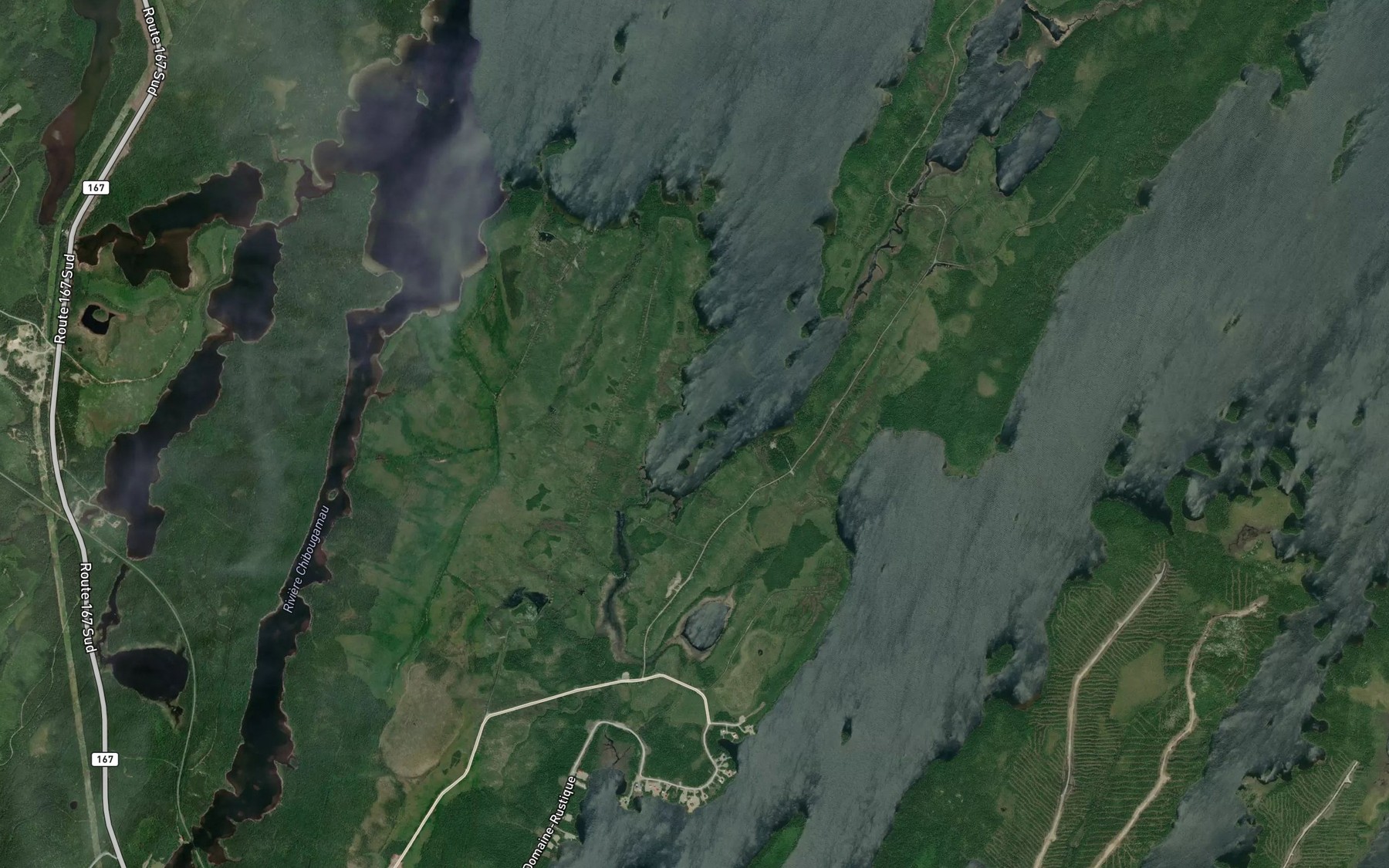 Satellite map of the Baie Guthrie