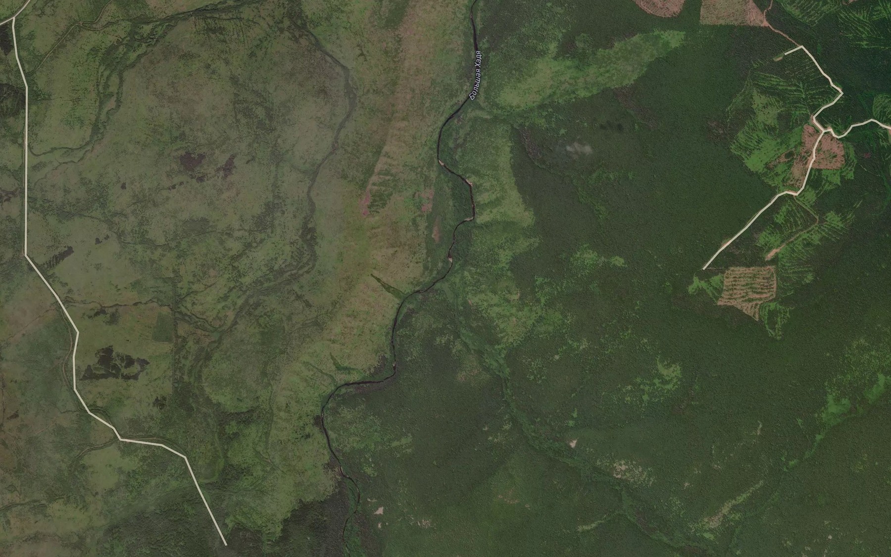 Satellite map of the Chumaku