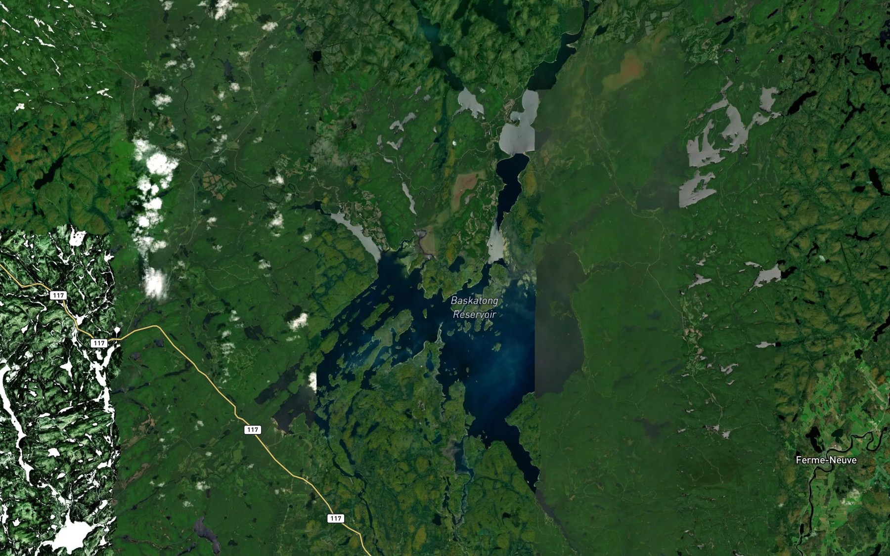 Satellite map of the Baie du Windigo