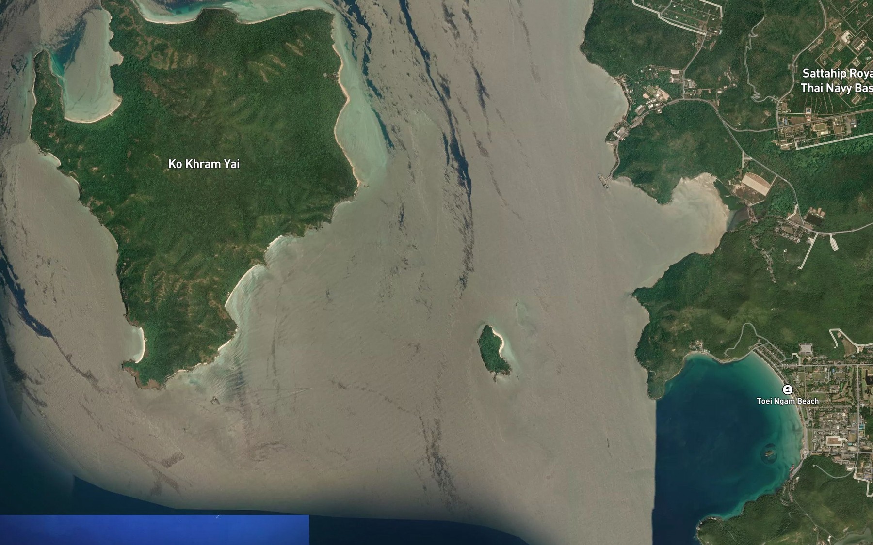 Satellite map of the Chong Khram