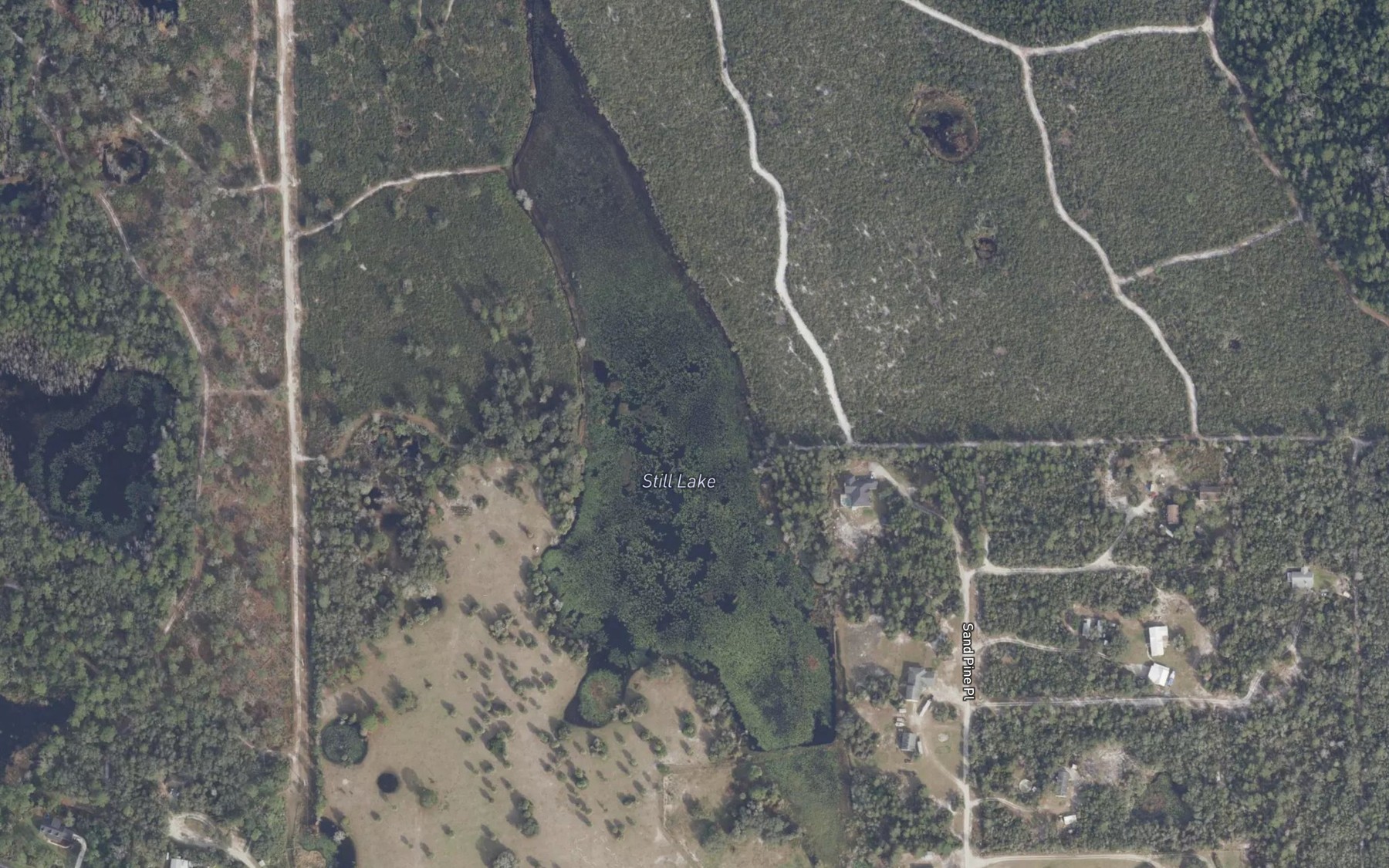 Satellite map of the Still Lake