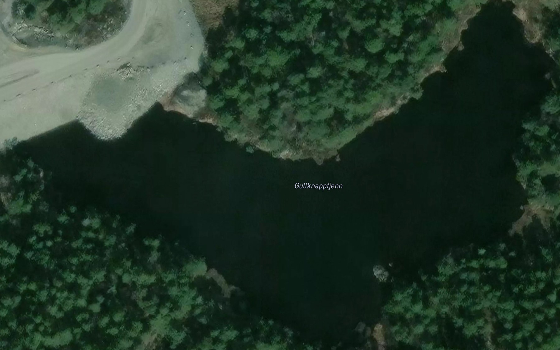 Satellite map of the Gullknapptjenn