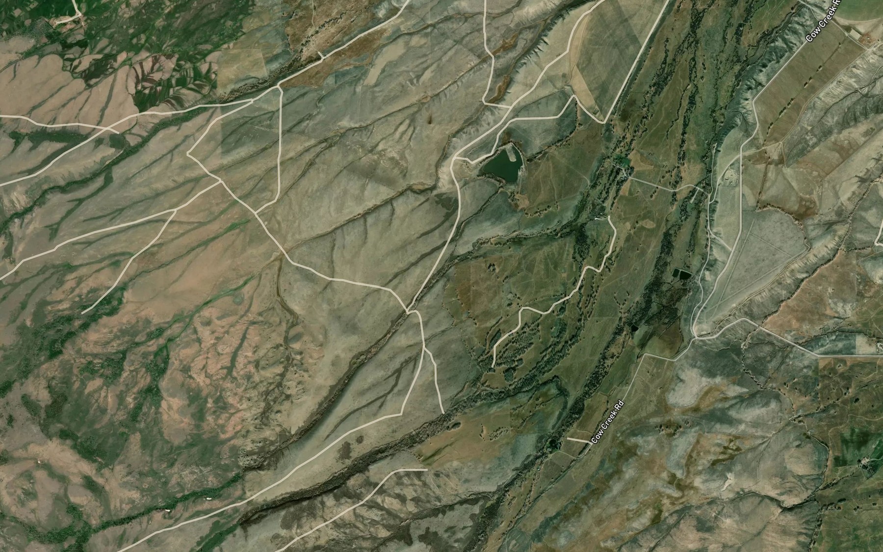 Satellite map of the Sears Ditch
