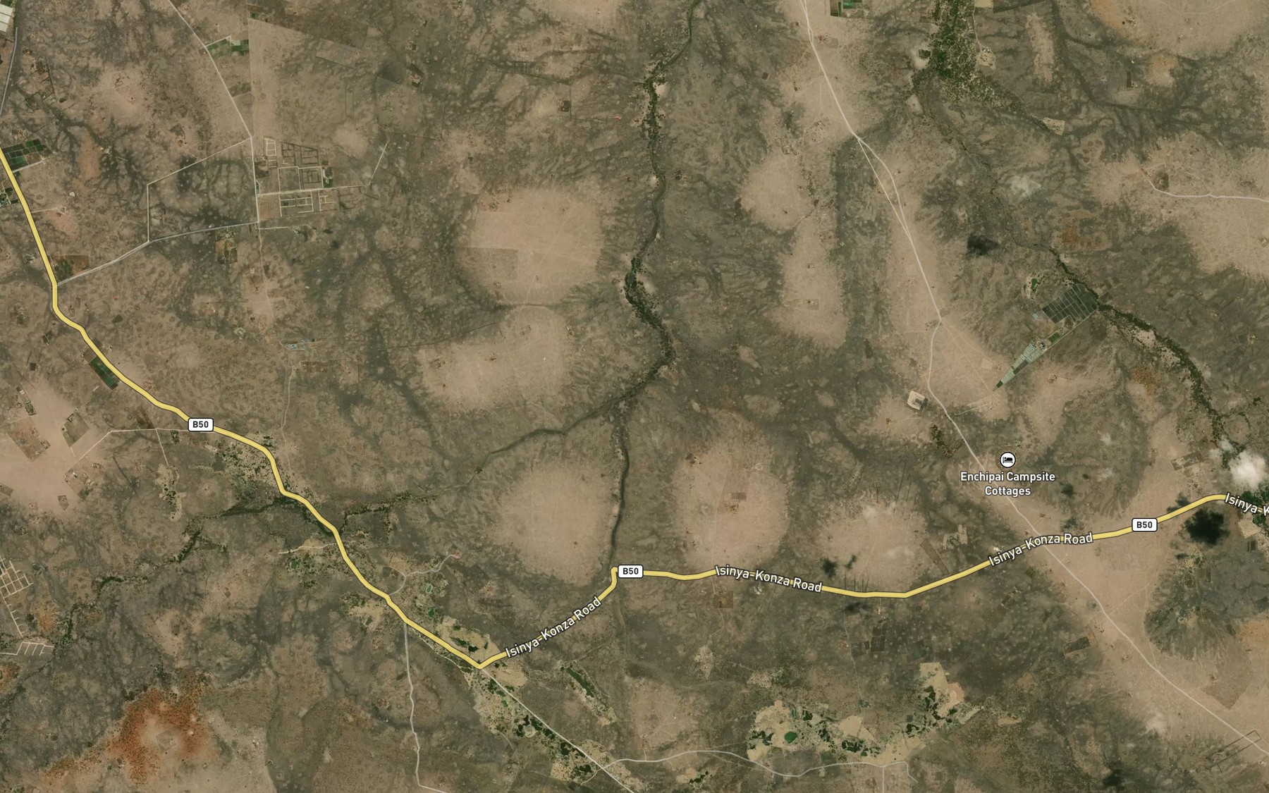 Satellite map of the Enkirigirri
