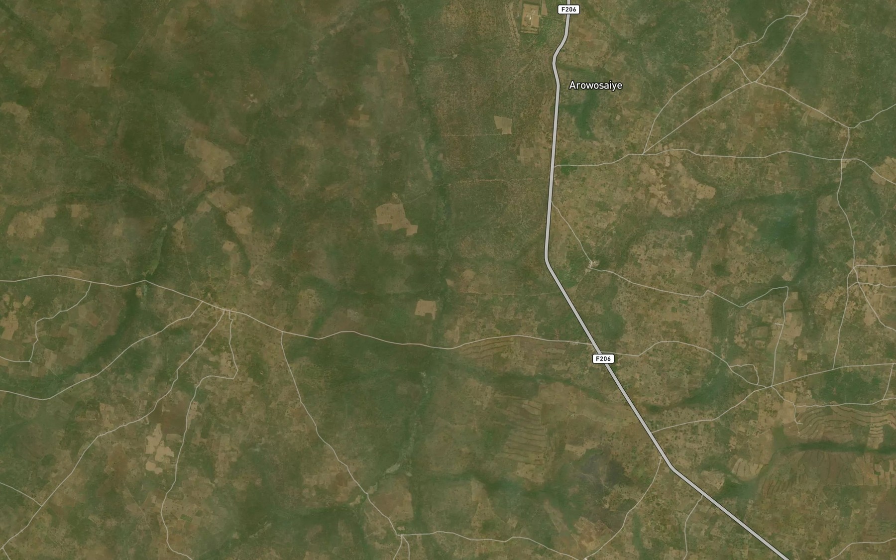 Satellite map of the River Dadiwe