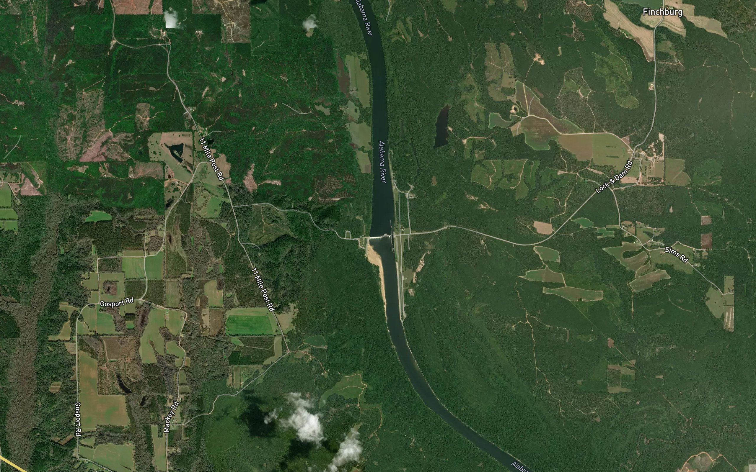 Claiborne Lake and Dam