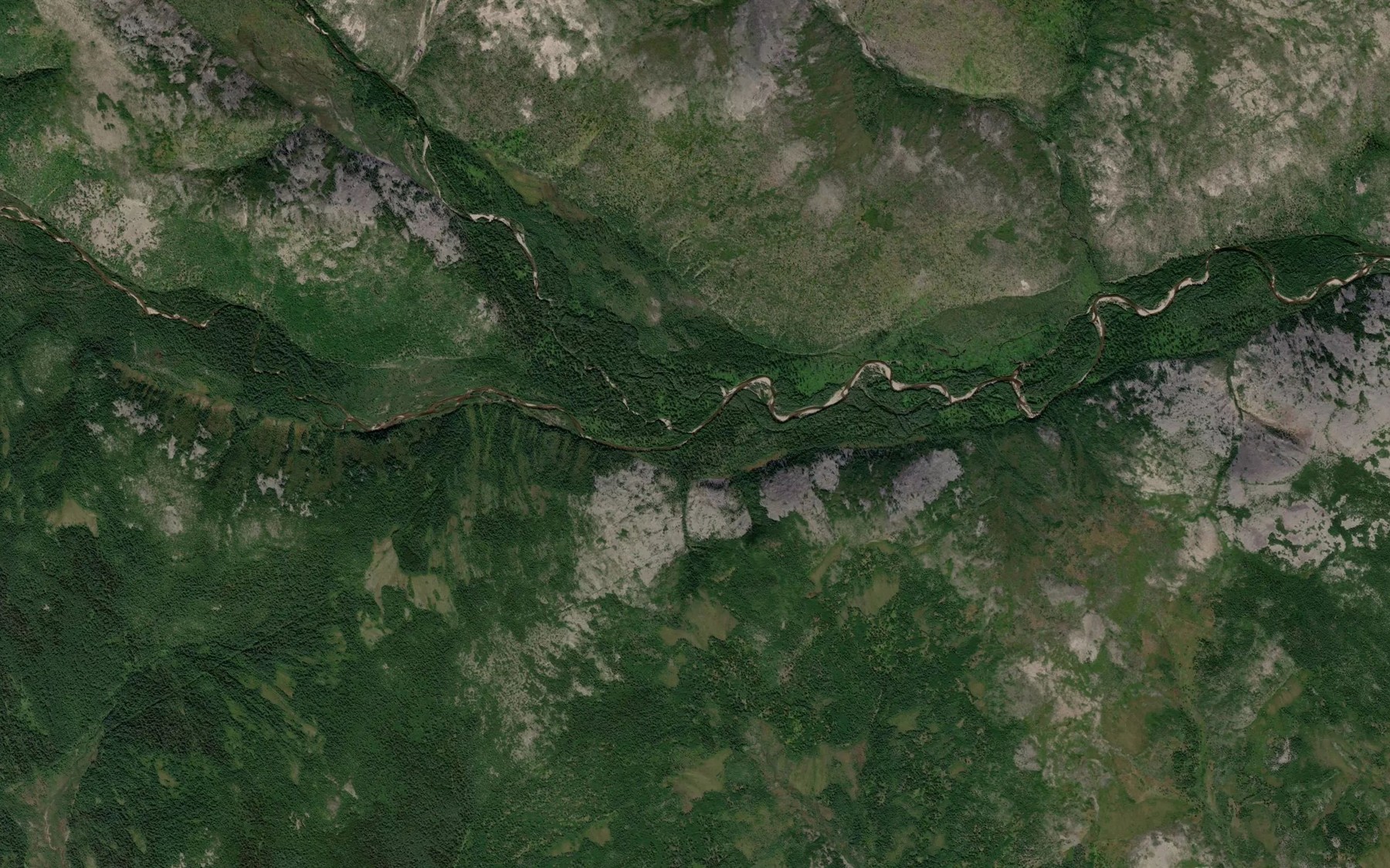 Satellite map of the Iskristyy