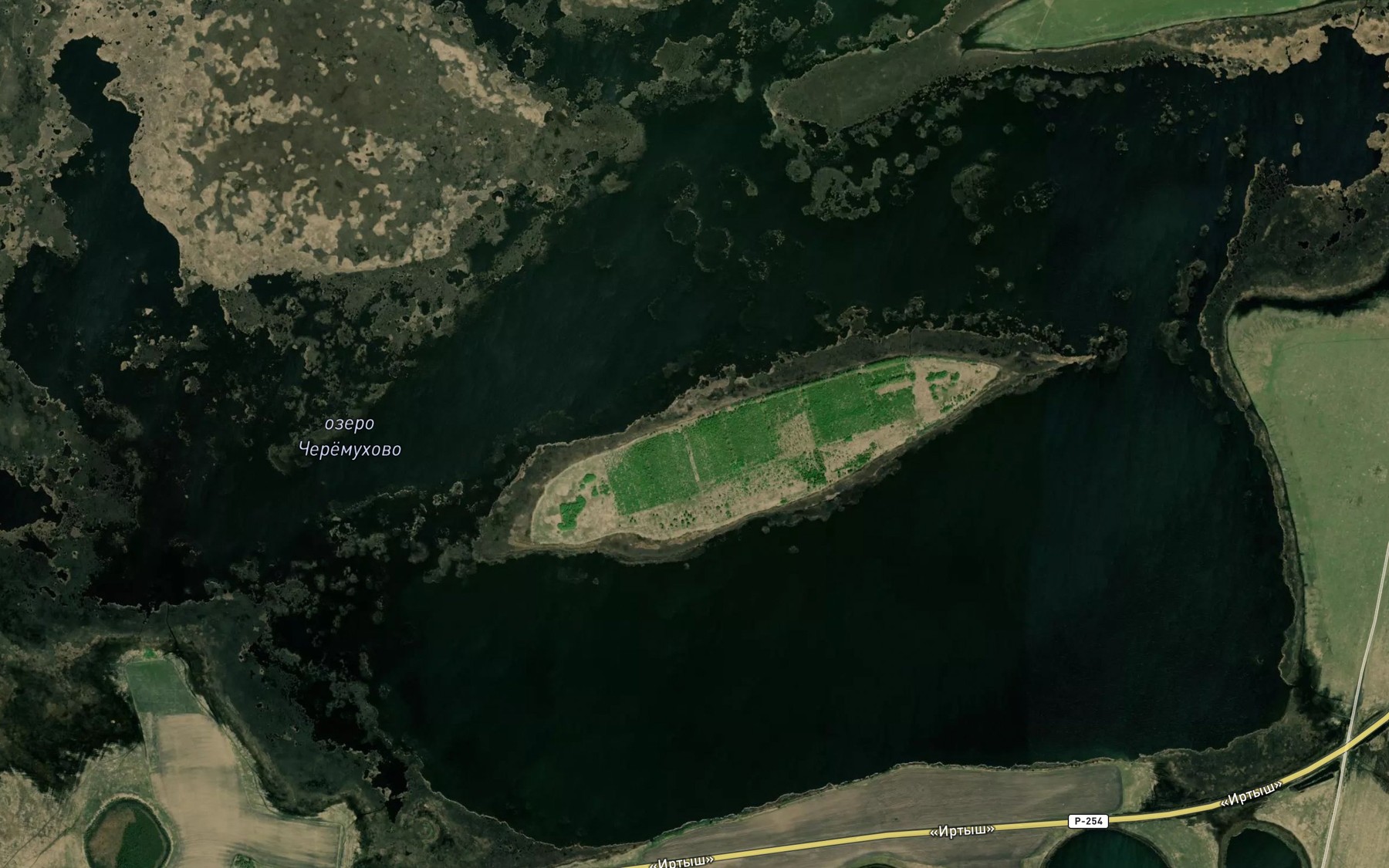 Satellite map of the Ozero Cheremukhovo