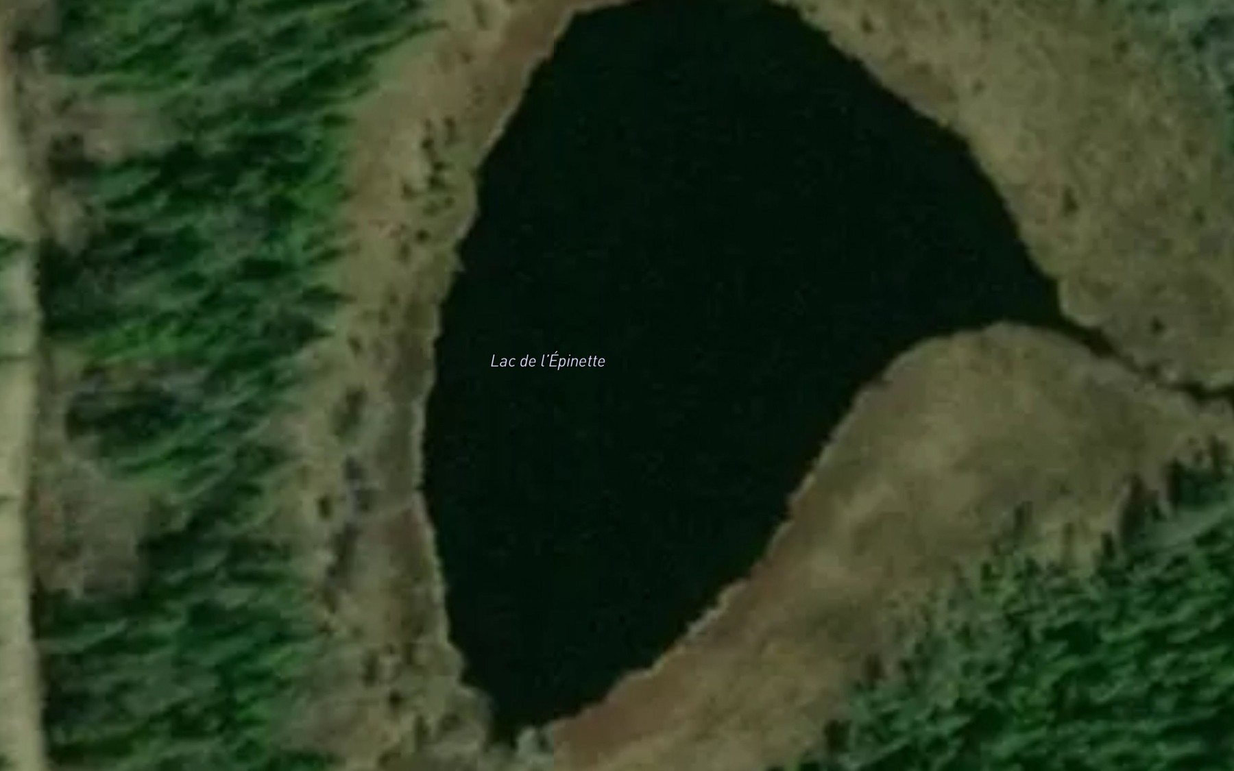 Satellite map of the Lac de l'Epinette