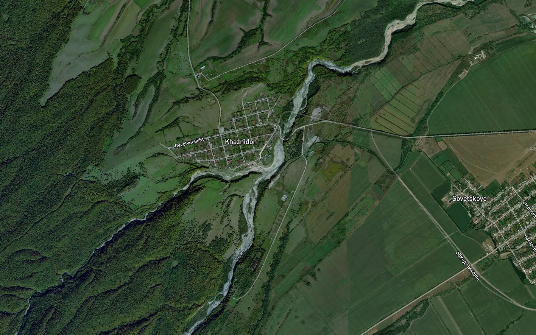 Satellite map of the Khaznidon