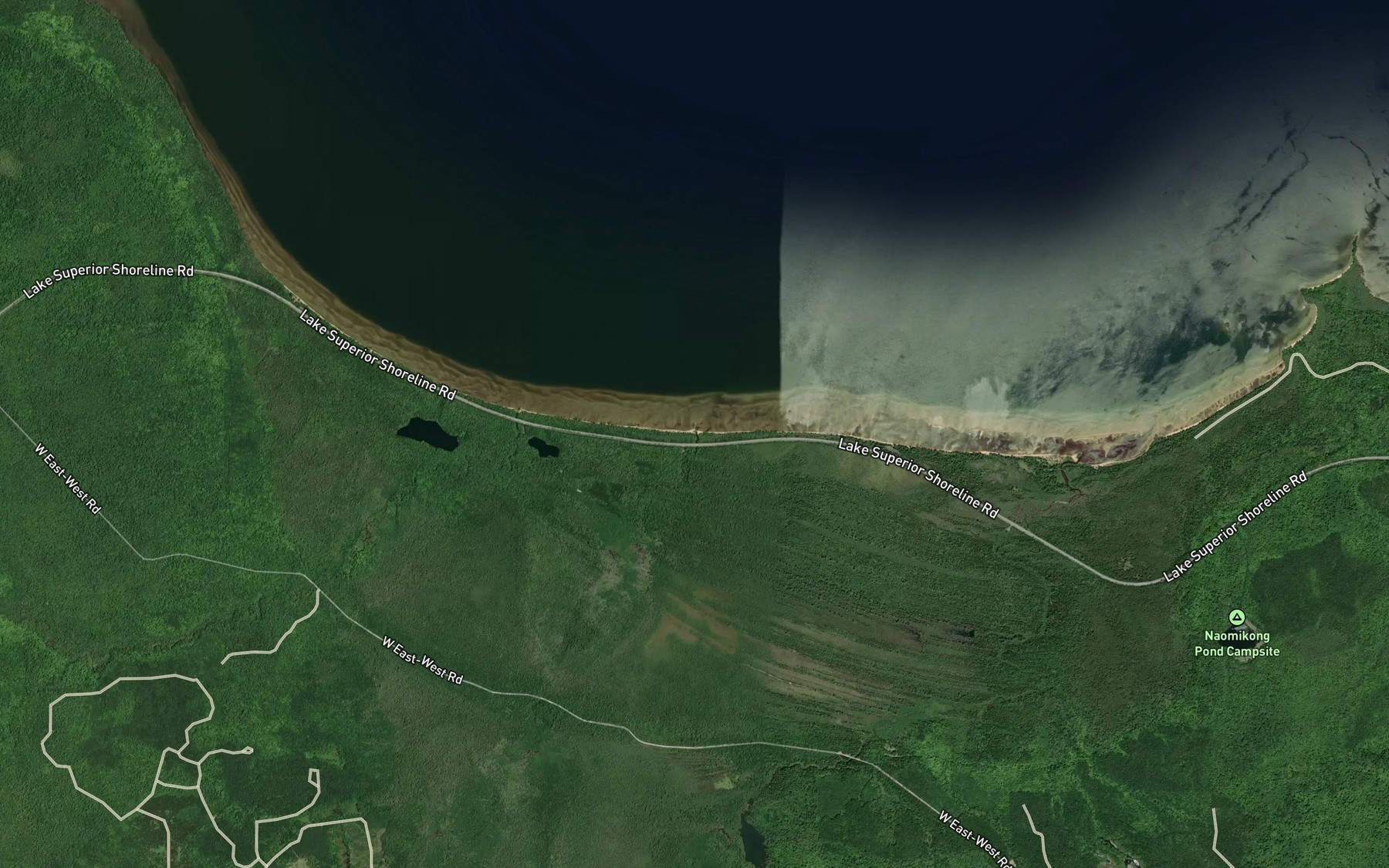 Satellite map of the Ankodosh Creek