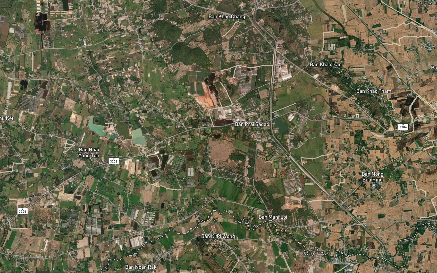 Satellite map of the Sa Nam Ban Huai Phak