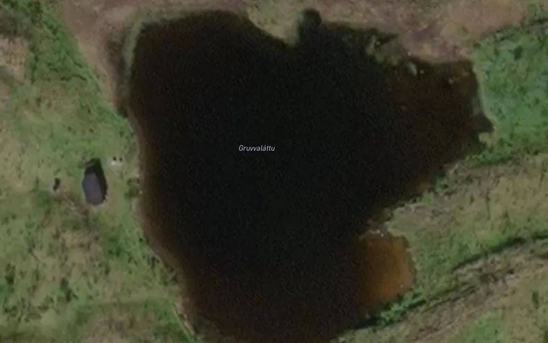 Satellite map of the Gruvvalattu