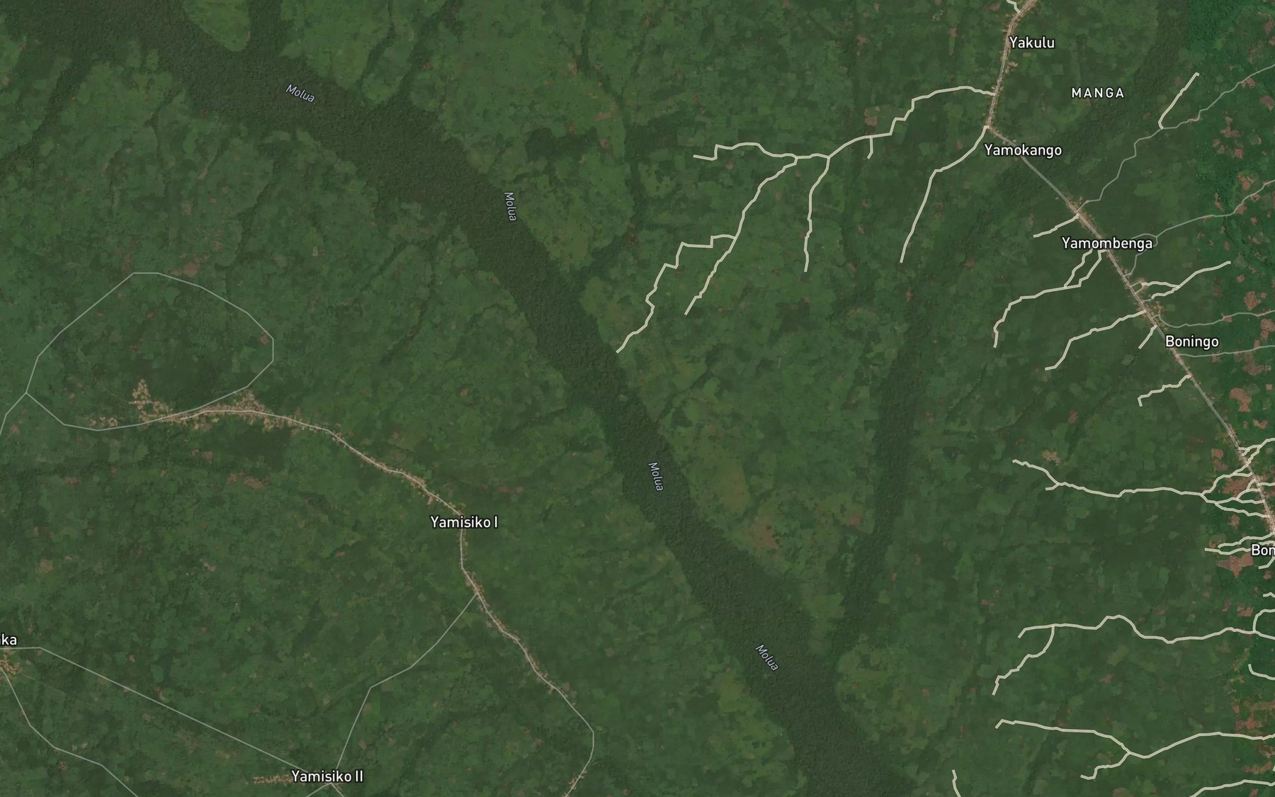 Satellite map of the Limowokulu