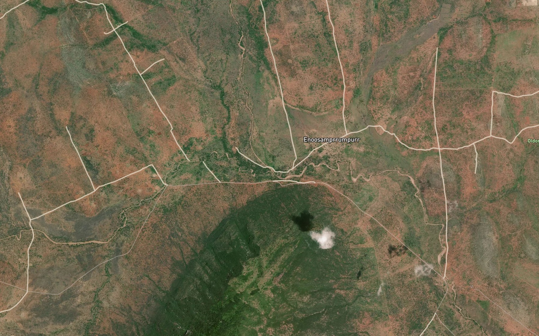 Satellite map of the Esokota