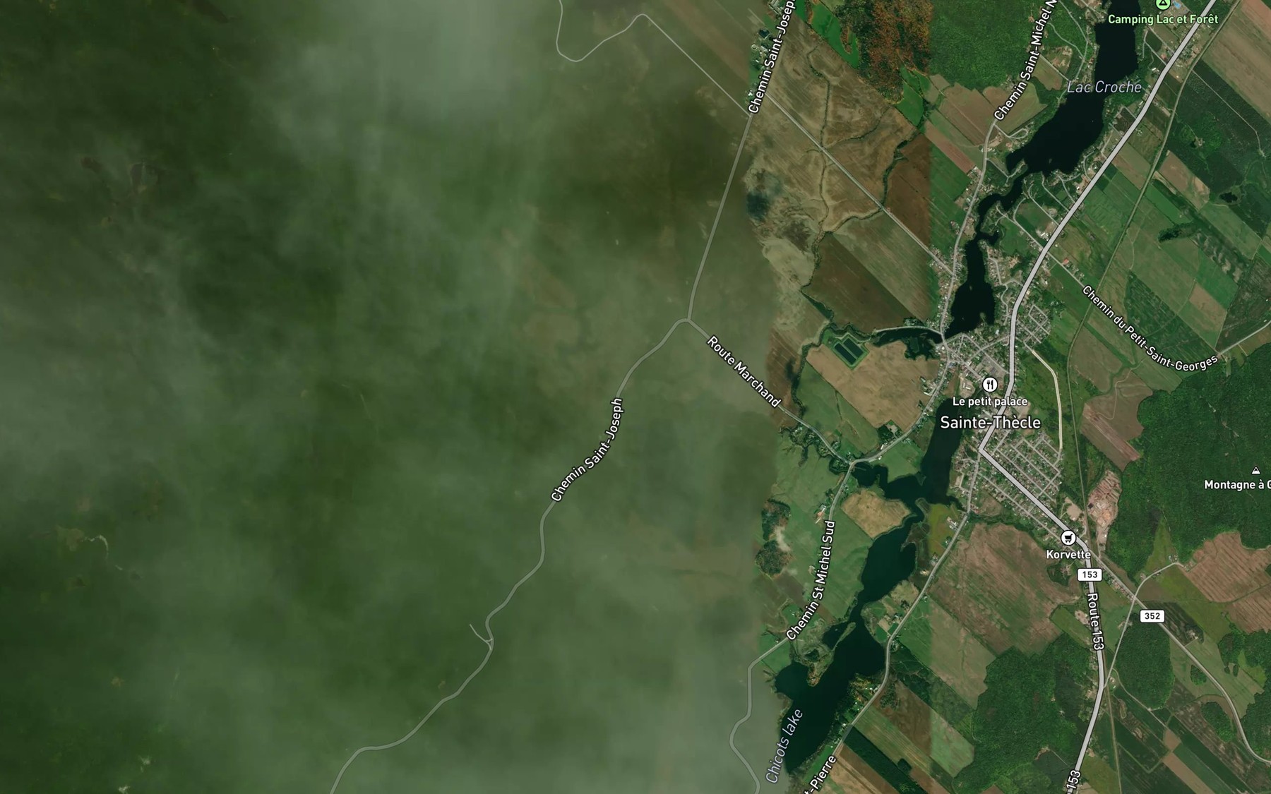 Satellite map of the Riviere en Coeur