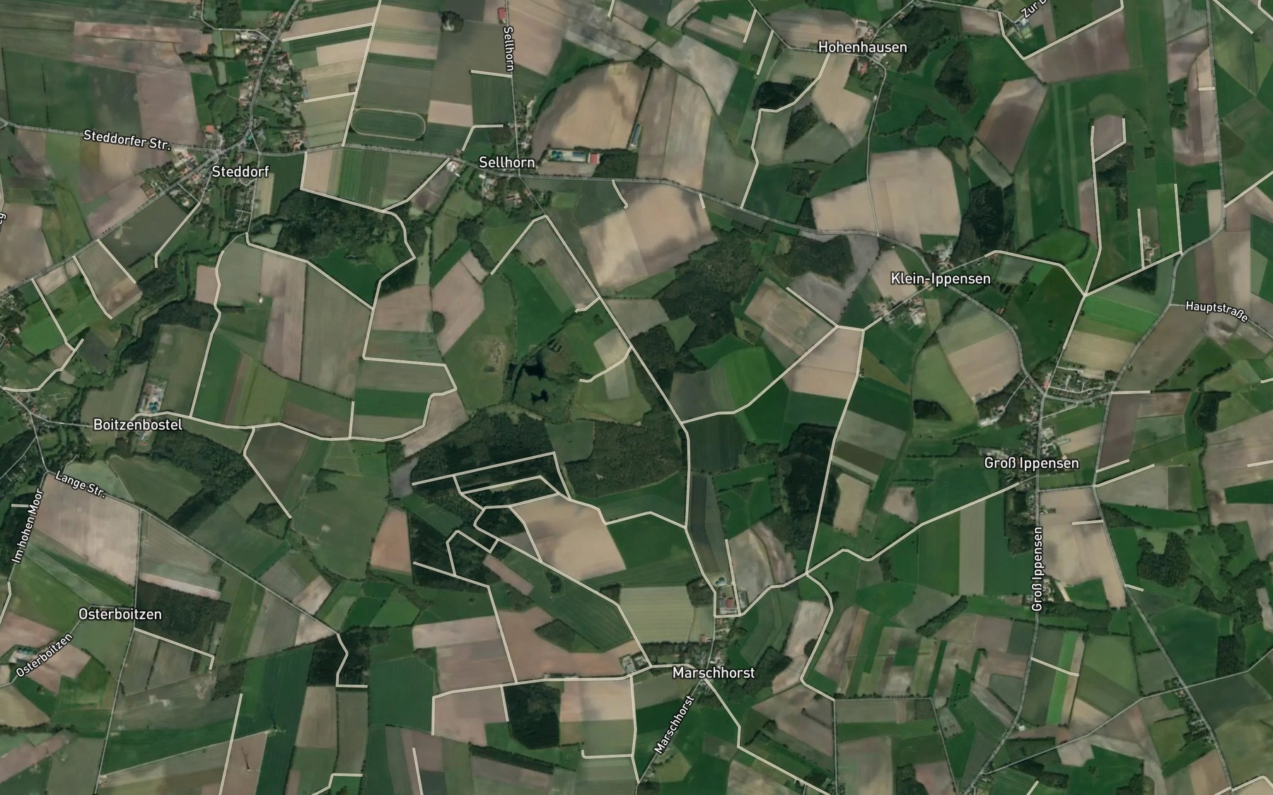 Satellite map of the Karpfenteich