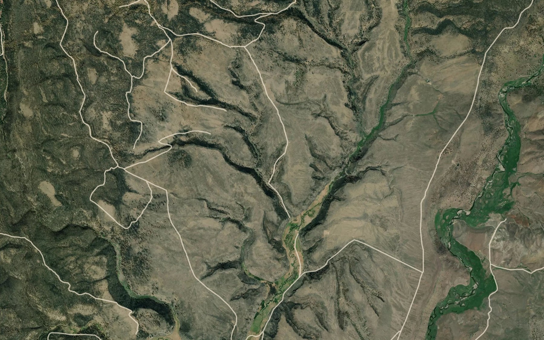 Satellite map of the C 7 Reservoir